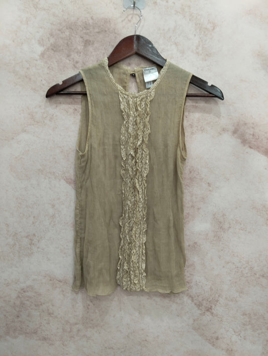 Chanel - Other - Silk - Beige - (36)