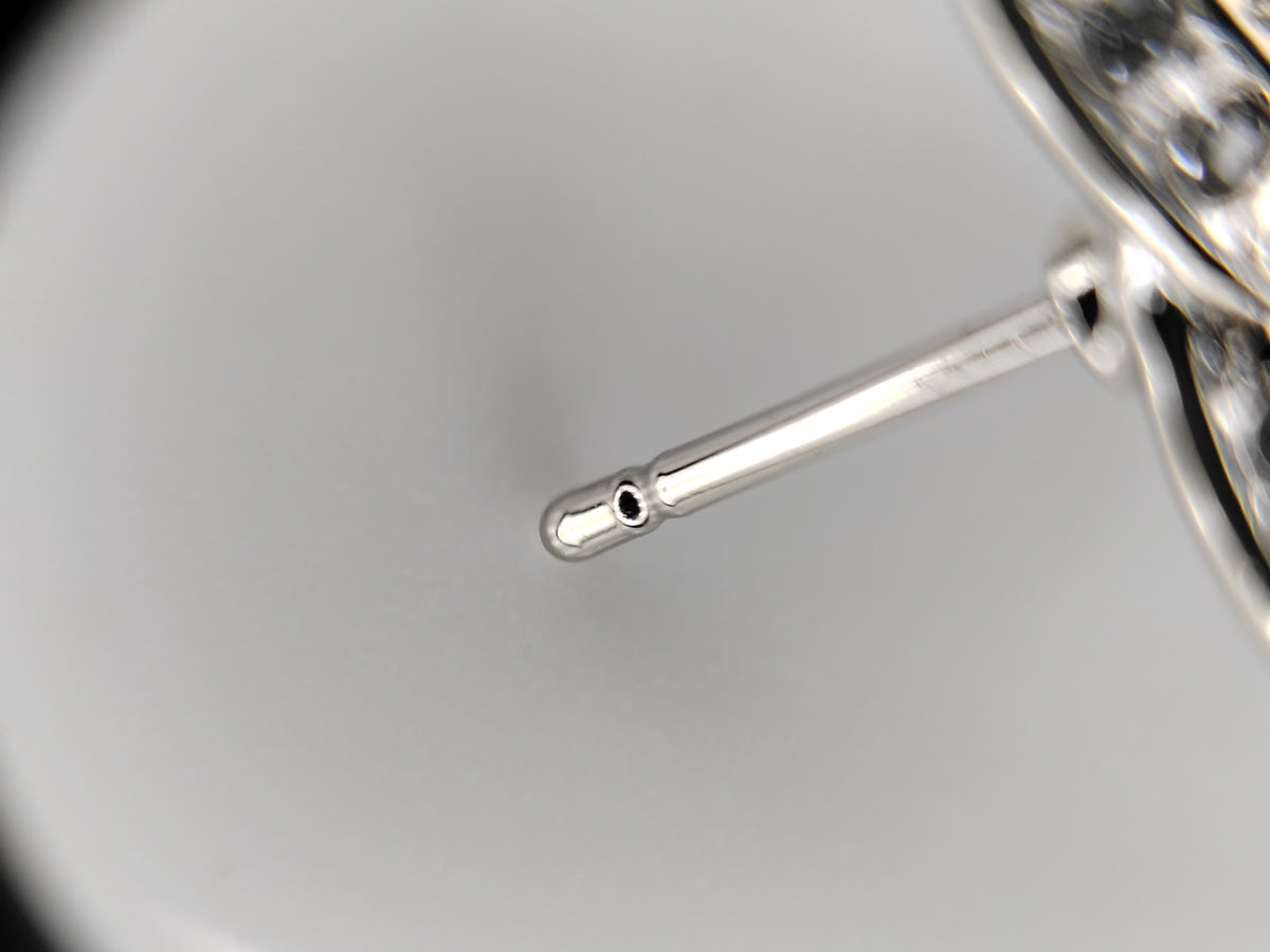 Chanel - Other - Silver-tone base metal with clear glass crystal embellishments. - Silver