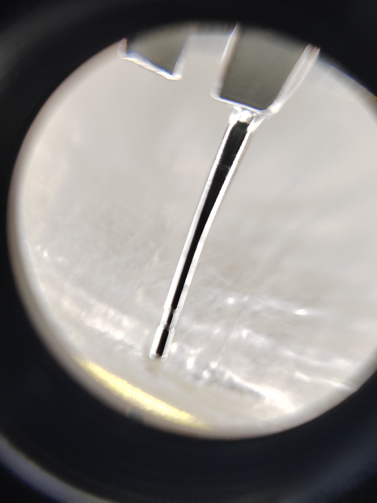 Chanel - Other - Silver-tone metal with clear and black rhinestone accents. - Multicolour