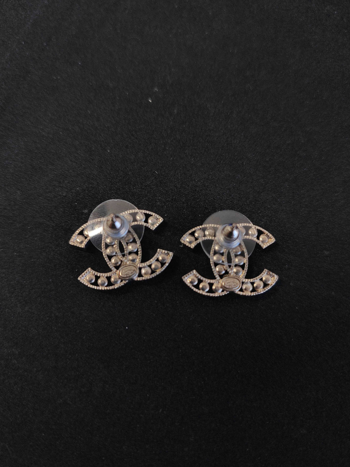 Chanel - Other - Silver-tone metal with clear rhinestone embellishments; the metal composition is not specified. - Silver