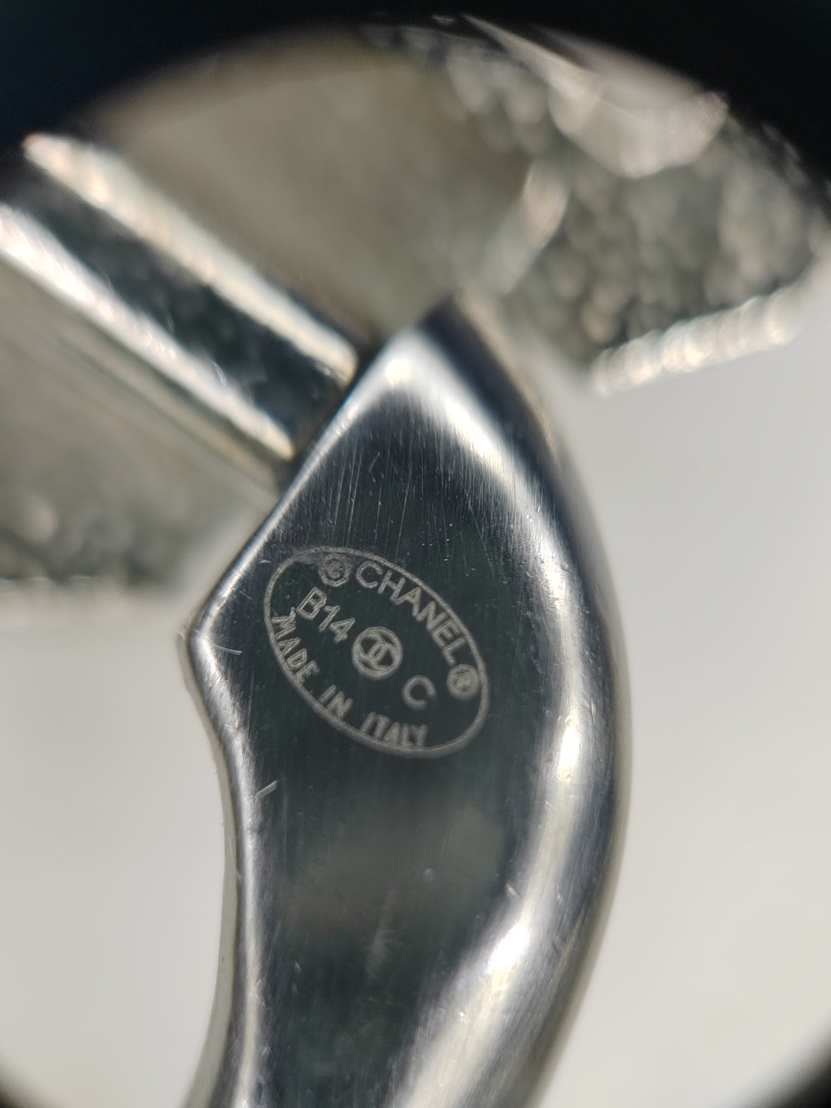Chanel - Other - Silver-tone metal with crystal embellishments; metal composition is unspecified. - Silver