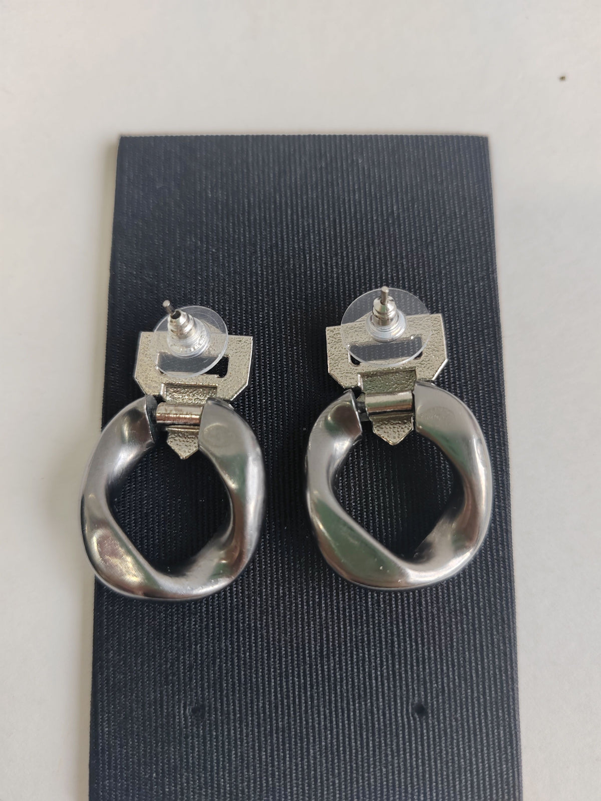 Chanel - Other - Silver-tone metal with crystal embellishments; metal composition is unspecified. - Silver