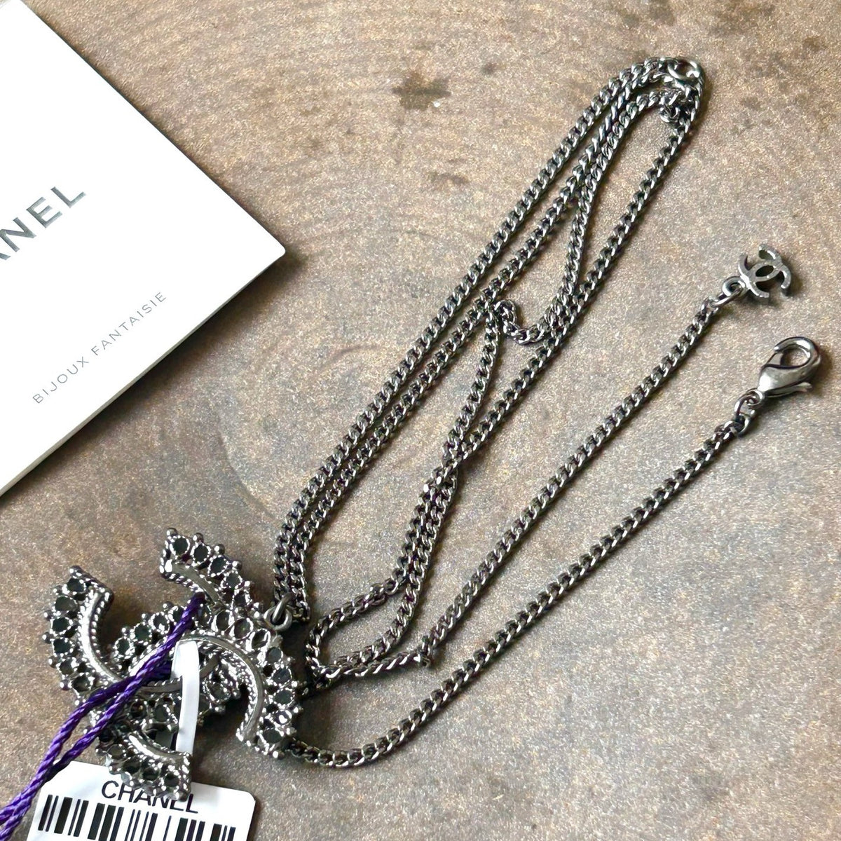 Chanel - Other - Silver-tone metal with decorative stones and pearl accents; exact stone and pearl composition is not established. - Silver