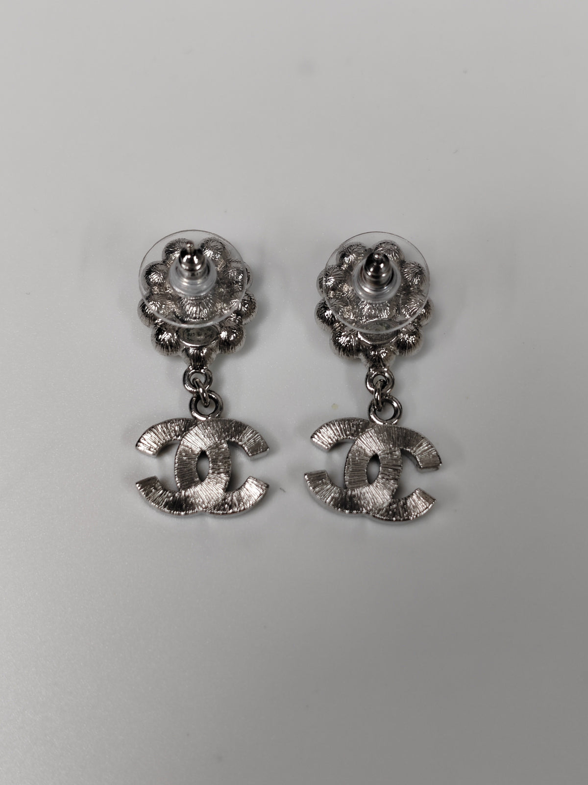 Chanel - Other - Silver-tone metal with glass crystal rhinestones and imitation pearls. - Silver
