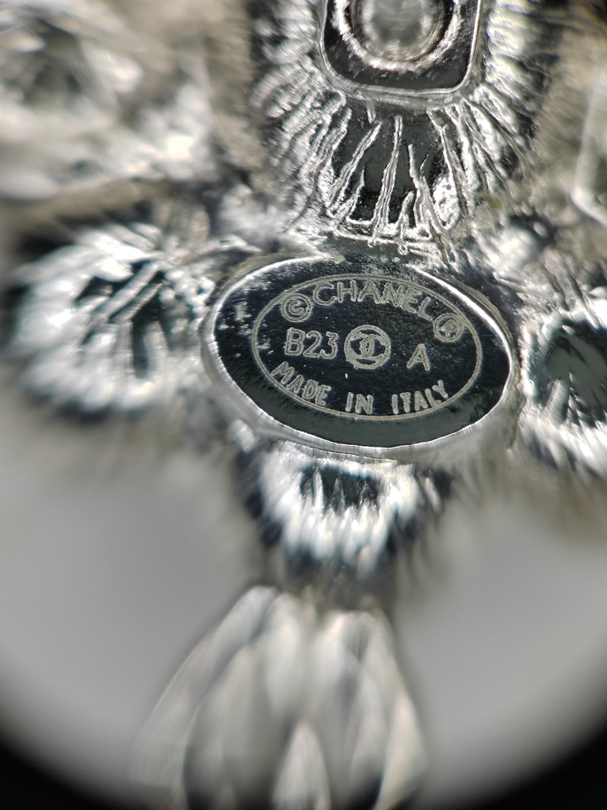 Chanel - Other - Silver-tone metal with glass crystal rhinestones and imitation pearls. - Silver