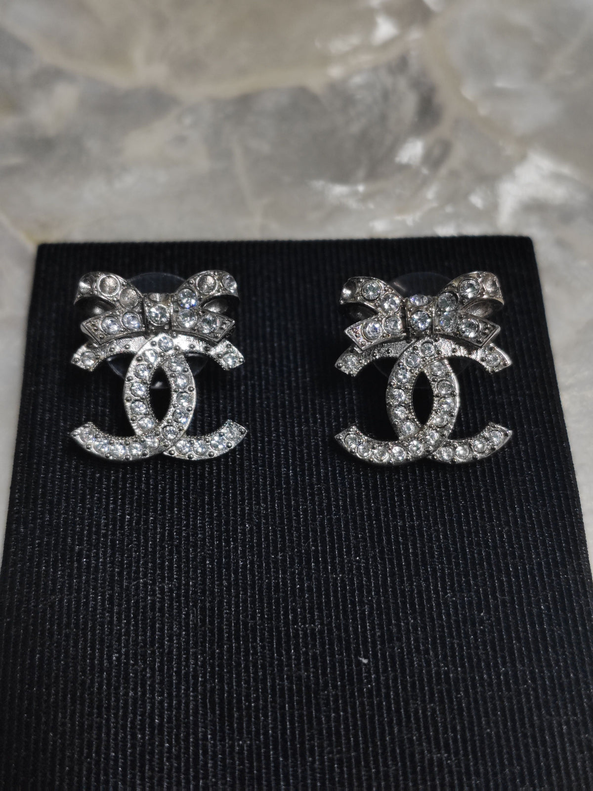 Chanel - Other - Silver-tone metal with glass rhinestones - Silver