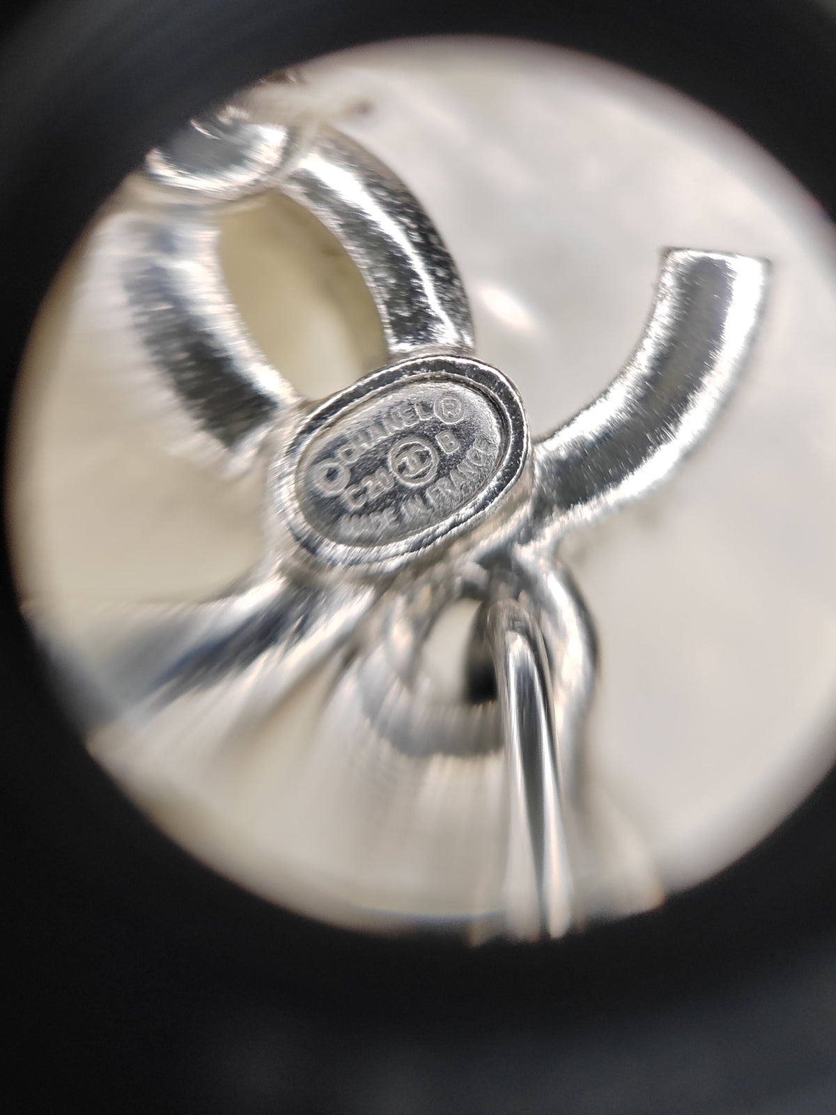 Chanel - Other - Silver-tone metal with imitation pearl and rhinestone embellishments - Silver