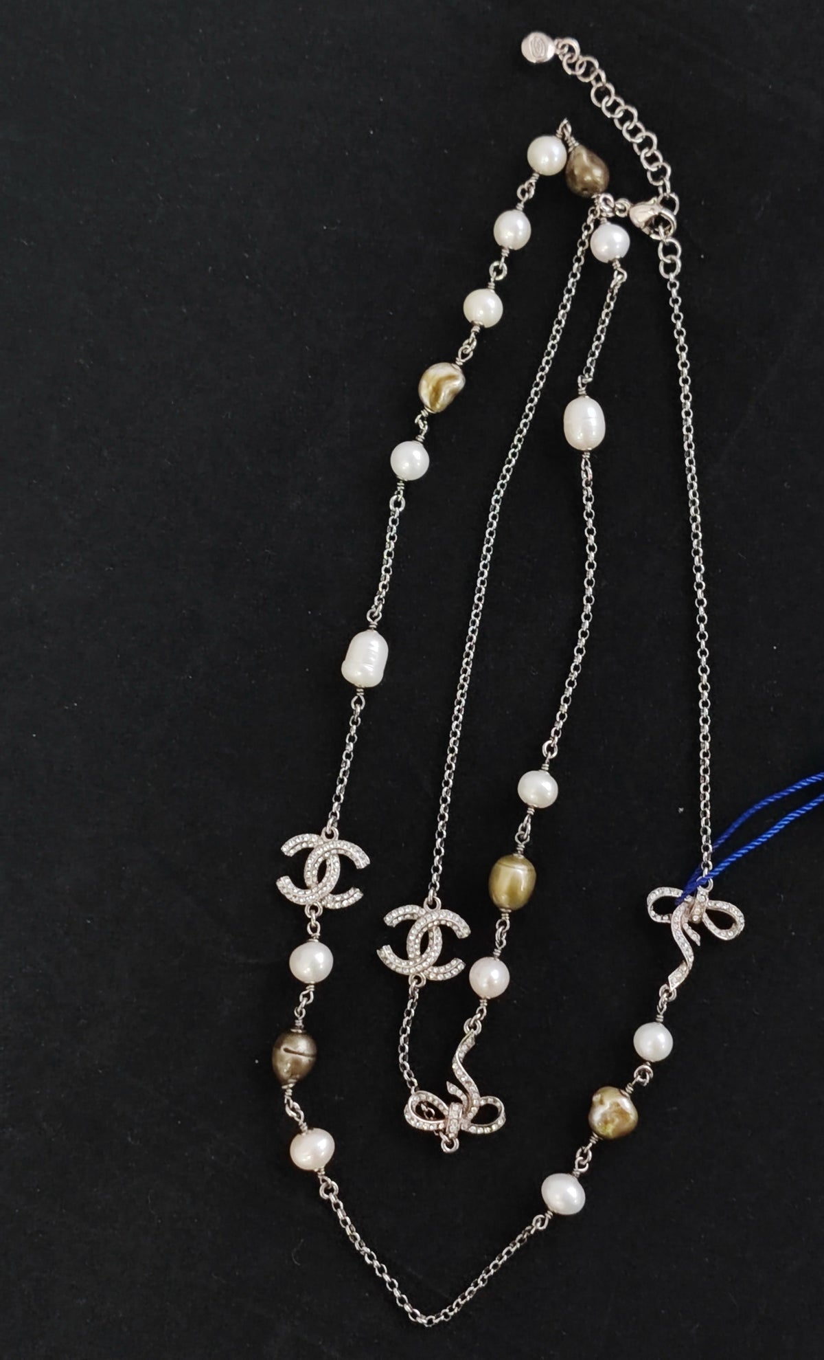 Chanel - Other - Silver-tone metal with imitation pearls and crystal rhinestones. - Multicolour