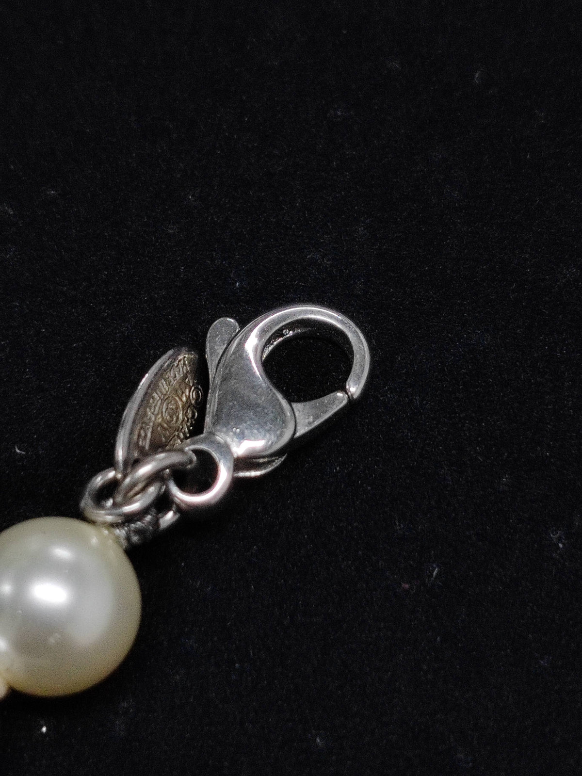 Chanel - Other - Silver-tone metal with imitation pearls and pale cabochon details; exact metal composition is unknown. - White