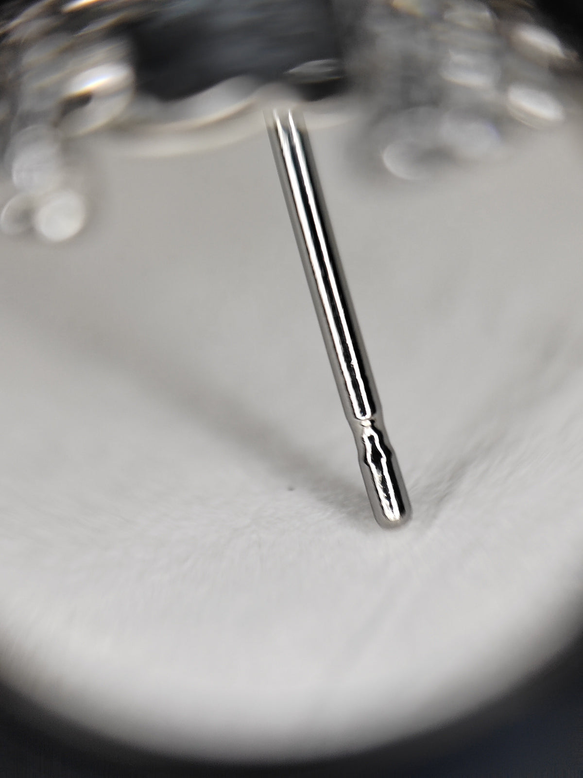 Chanel - Other - Silver-tone metal with rhinestone embellishment and a pearlescent-effect center. - Silver