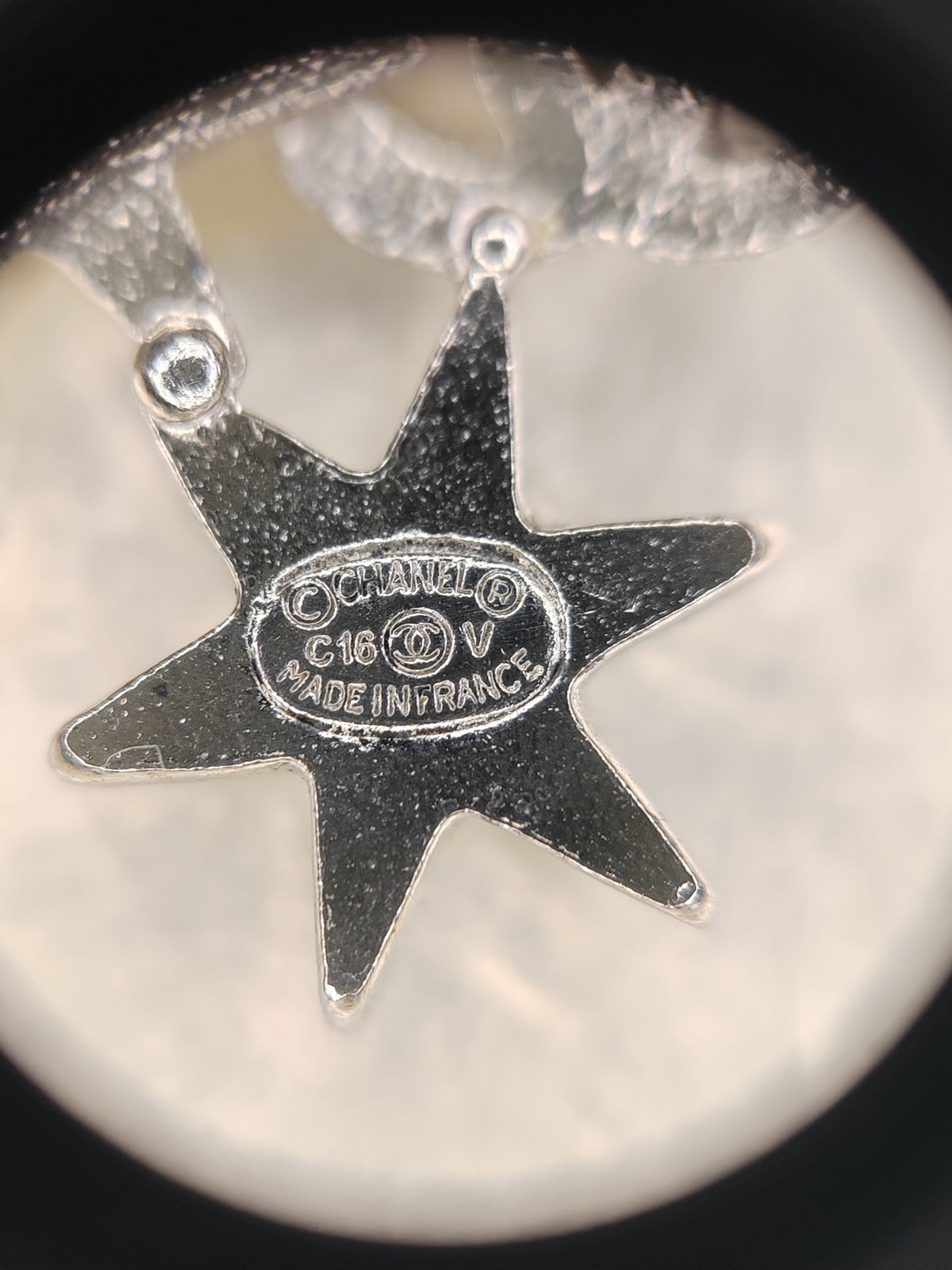 Chanel - Other - Silver-tone metal with rhinestone embellishments - Silver