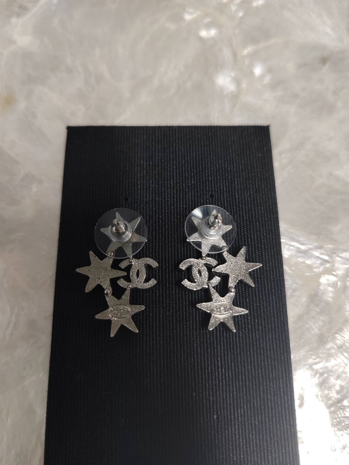 Chanel - Other - Silver-tone metal with rhinestone embellishments - Silver