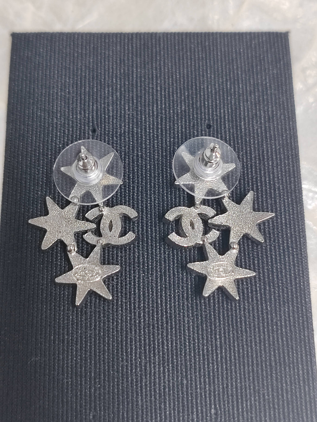 Chanel - Other - Silver-tone metal with rhinestone embellishments - Silver