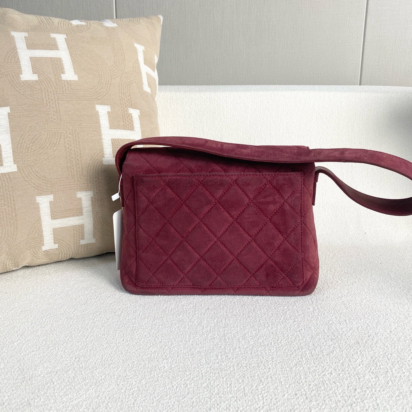 Chanel - Other - Suede - Burgundy - (medium)