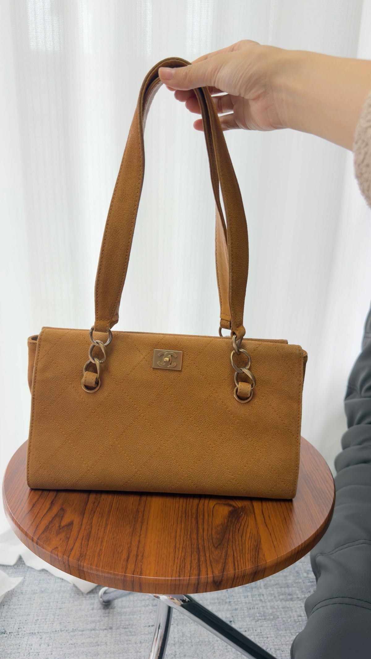 Chanel - Other - Suede - Camel
