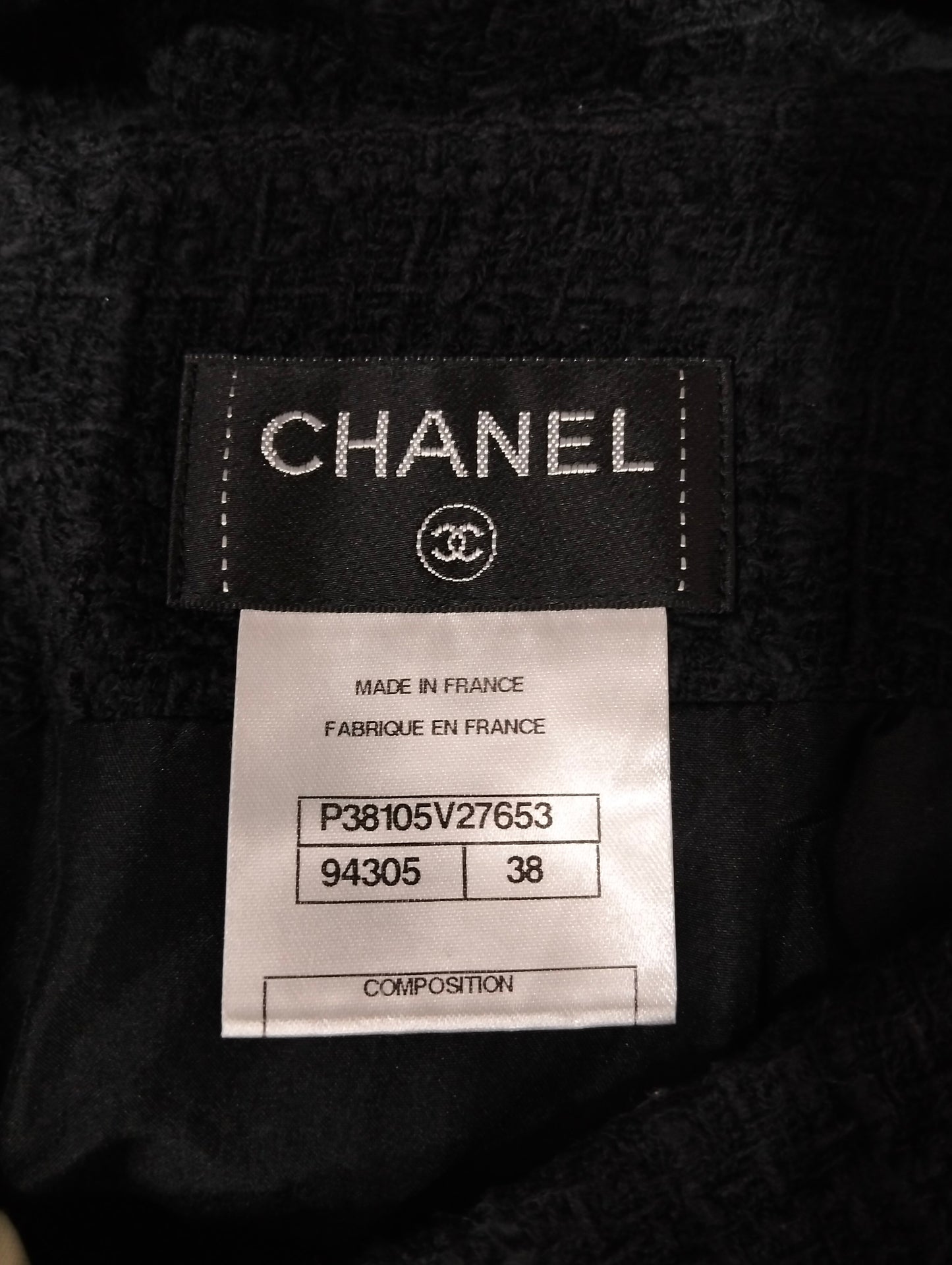 Chanel - Other - Tweed - Black - (38)