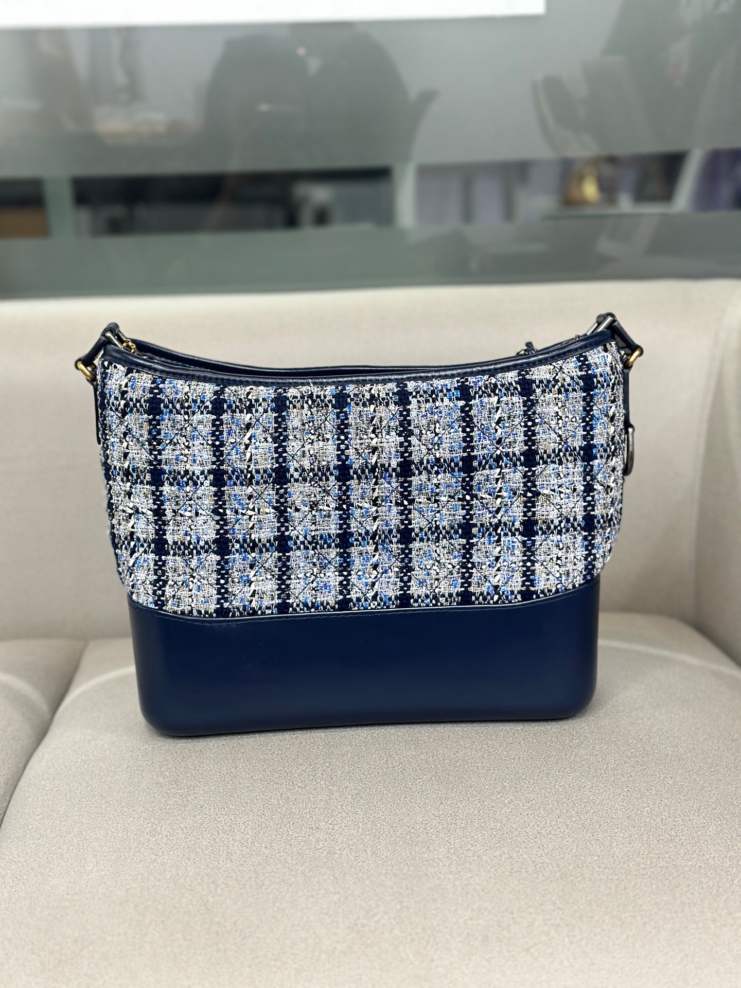 Chanel - Other - Tweed - Blue - (medium)