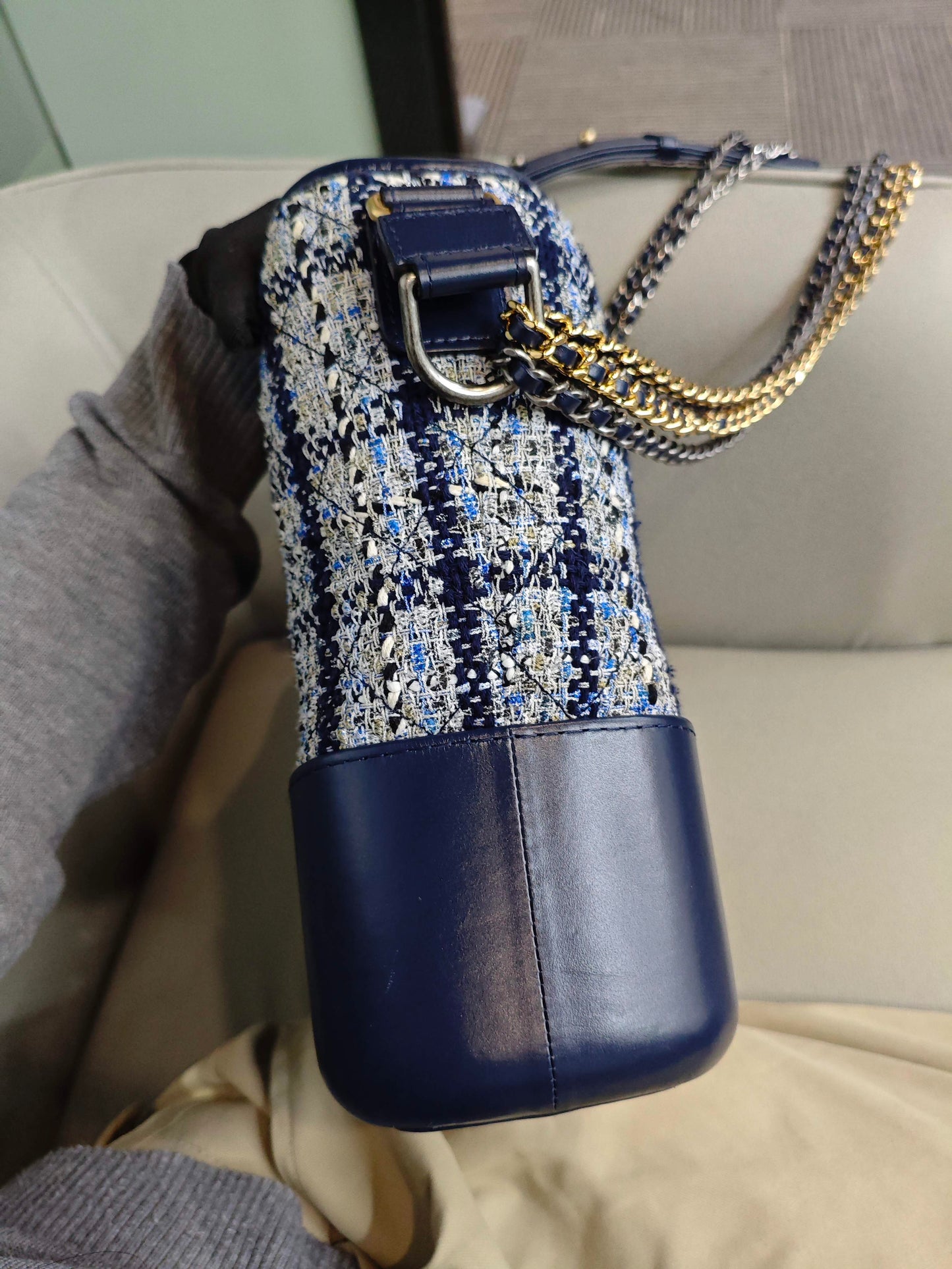 Chanel - Other - Tweed - Blue - (medium)