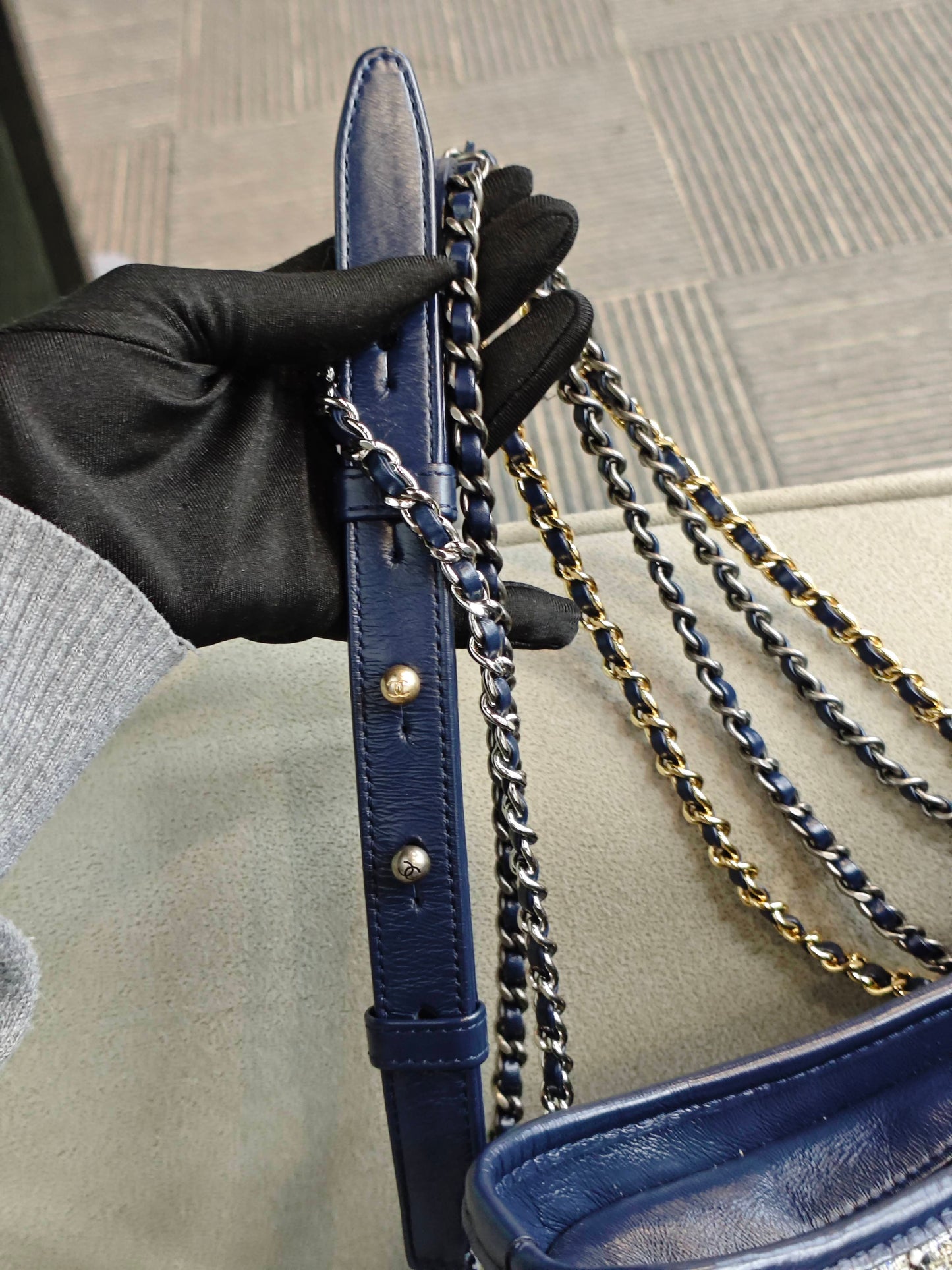 Chanel - Other - Tweed - Blue - (medium)