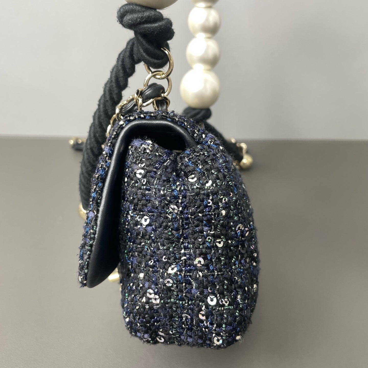 Chanel - Other - Tweed - Blue - (mini)