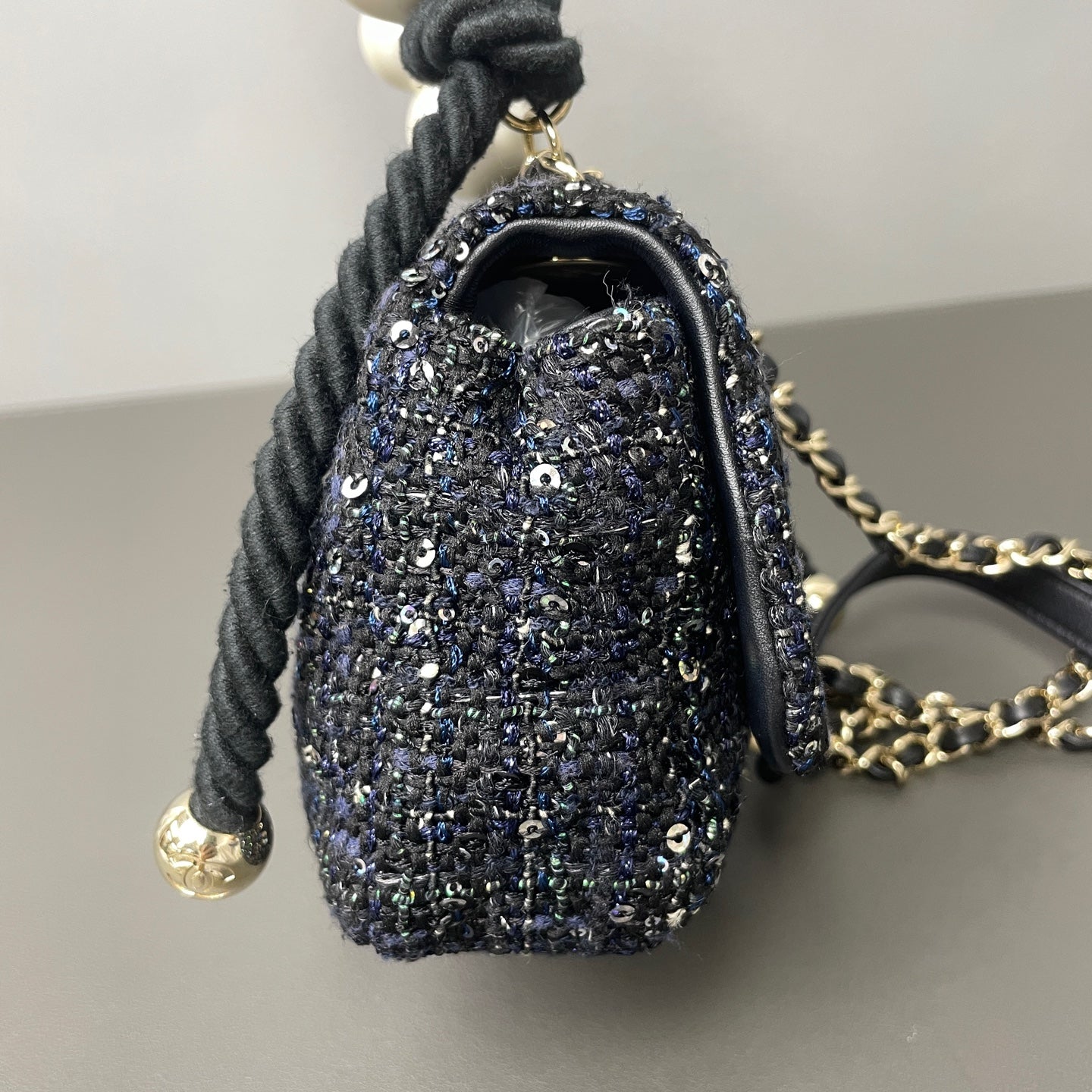 Chanel - Other - Tweed - Blue - (mini)