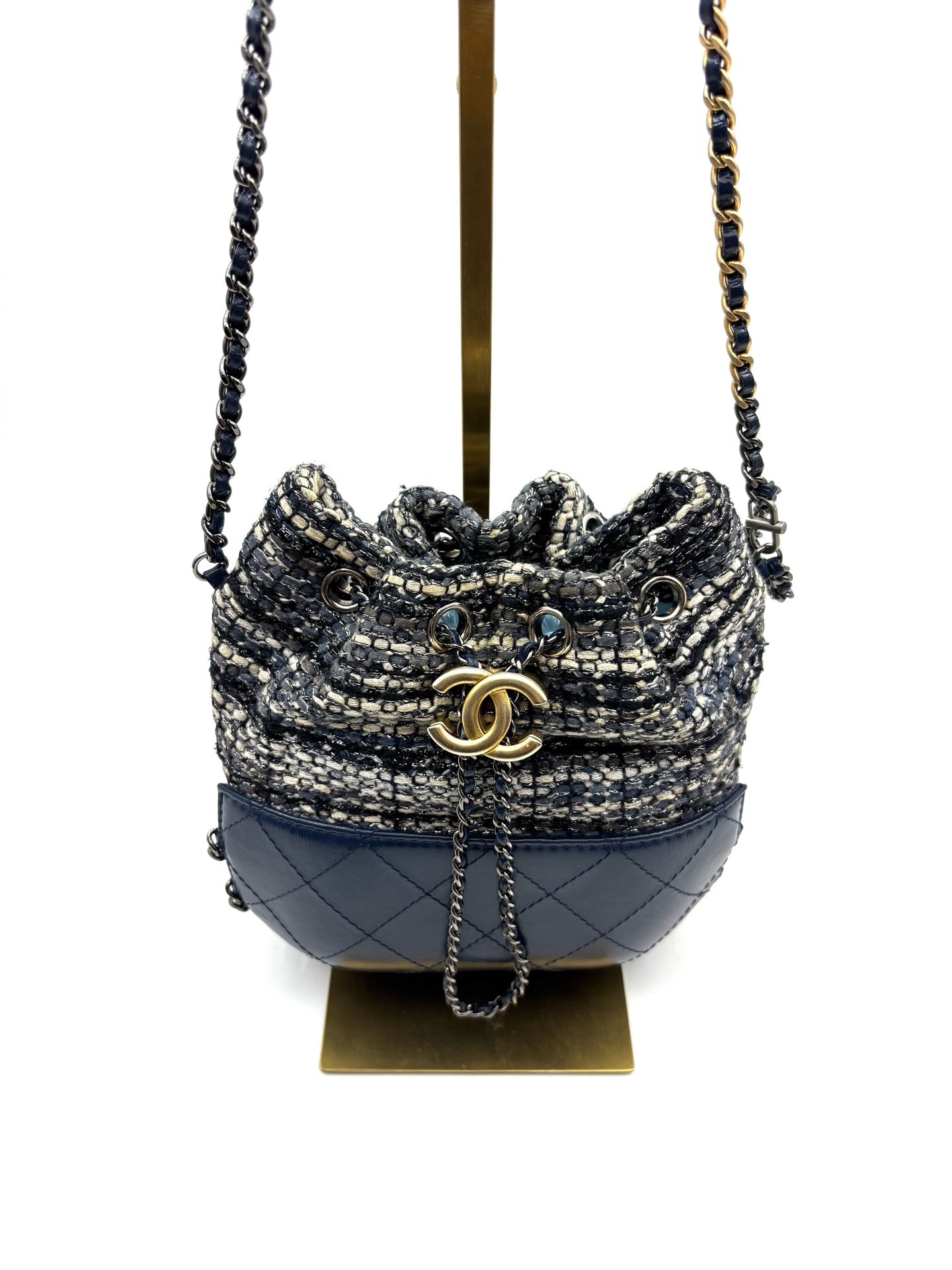 Chanel - Other - Tweed - Blue - (mini)