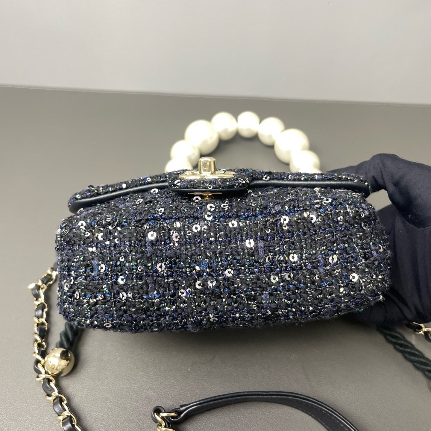Chanel - Other - Tweed - Blue - (mini)