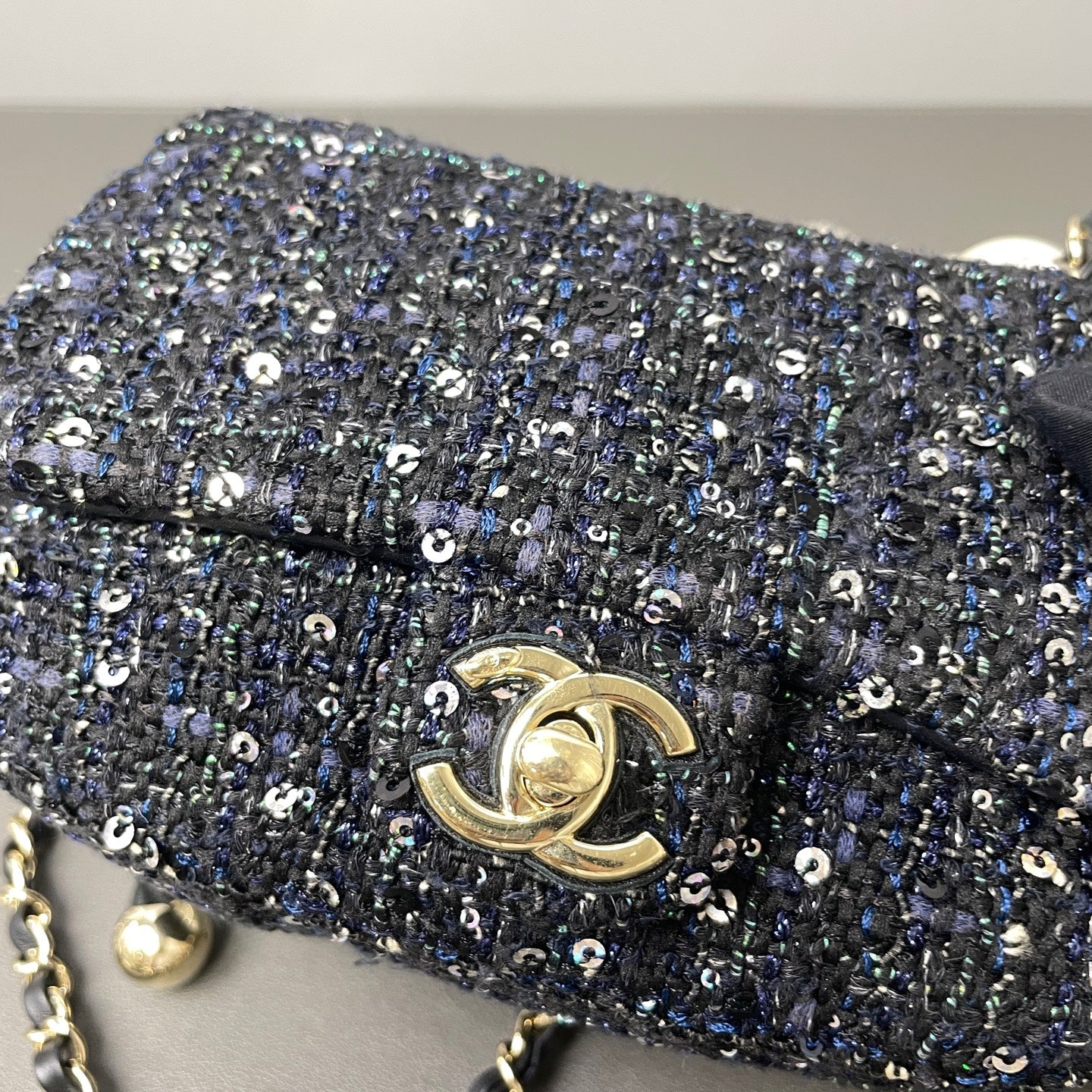 Chanel - Other - Tweed - Blue - (mini)