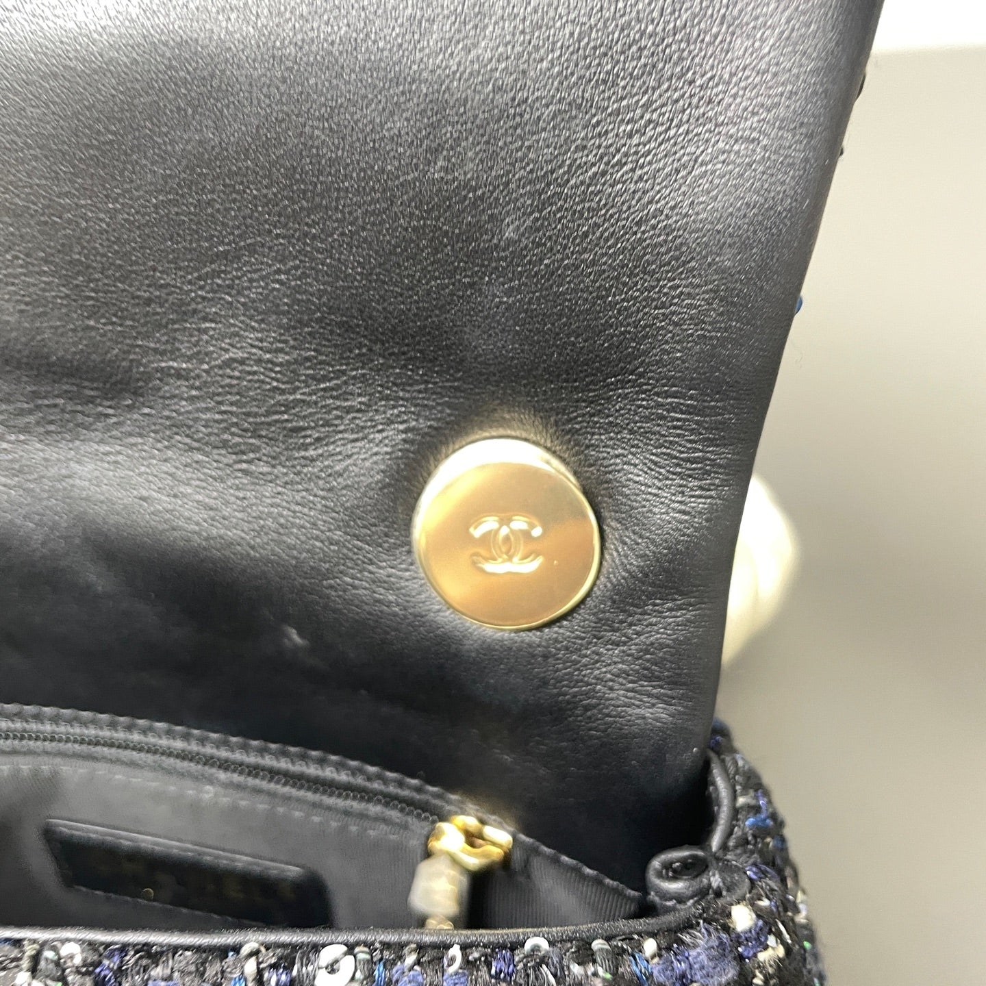 Chanel - Other - Tweed - Blue - (mini)