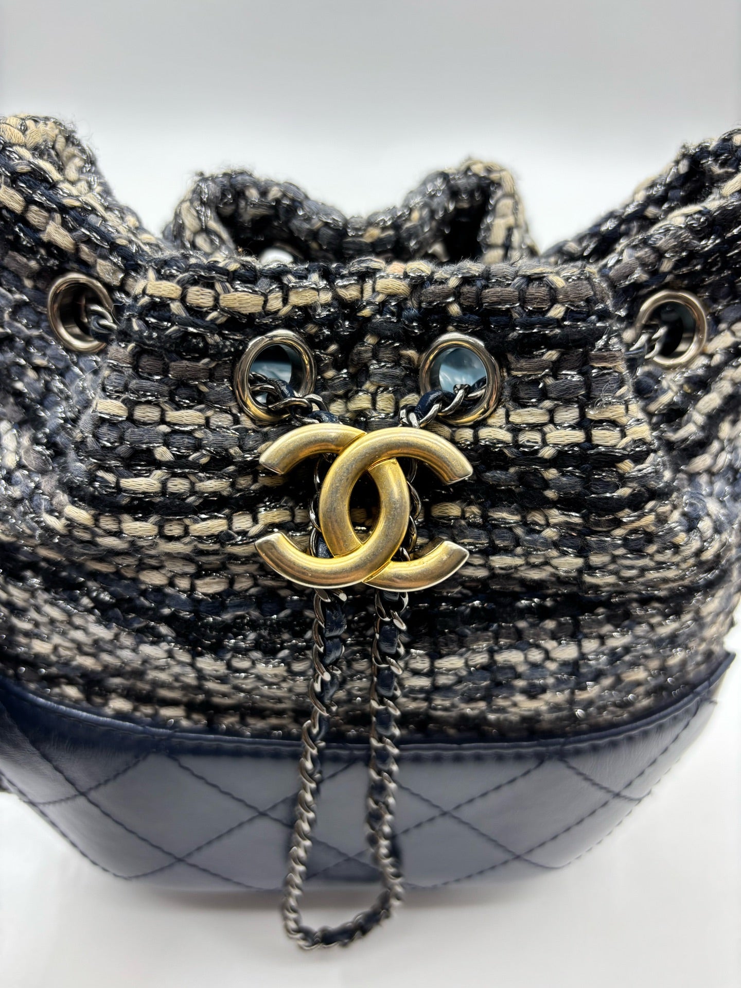 Chanel - Other - Tweed - Blue - (small)