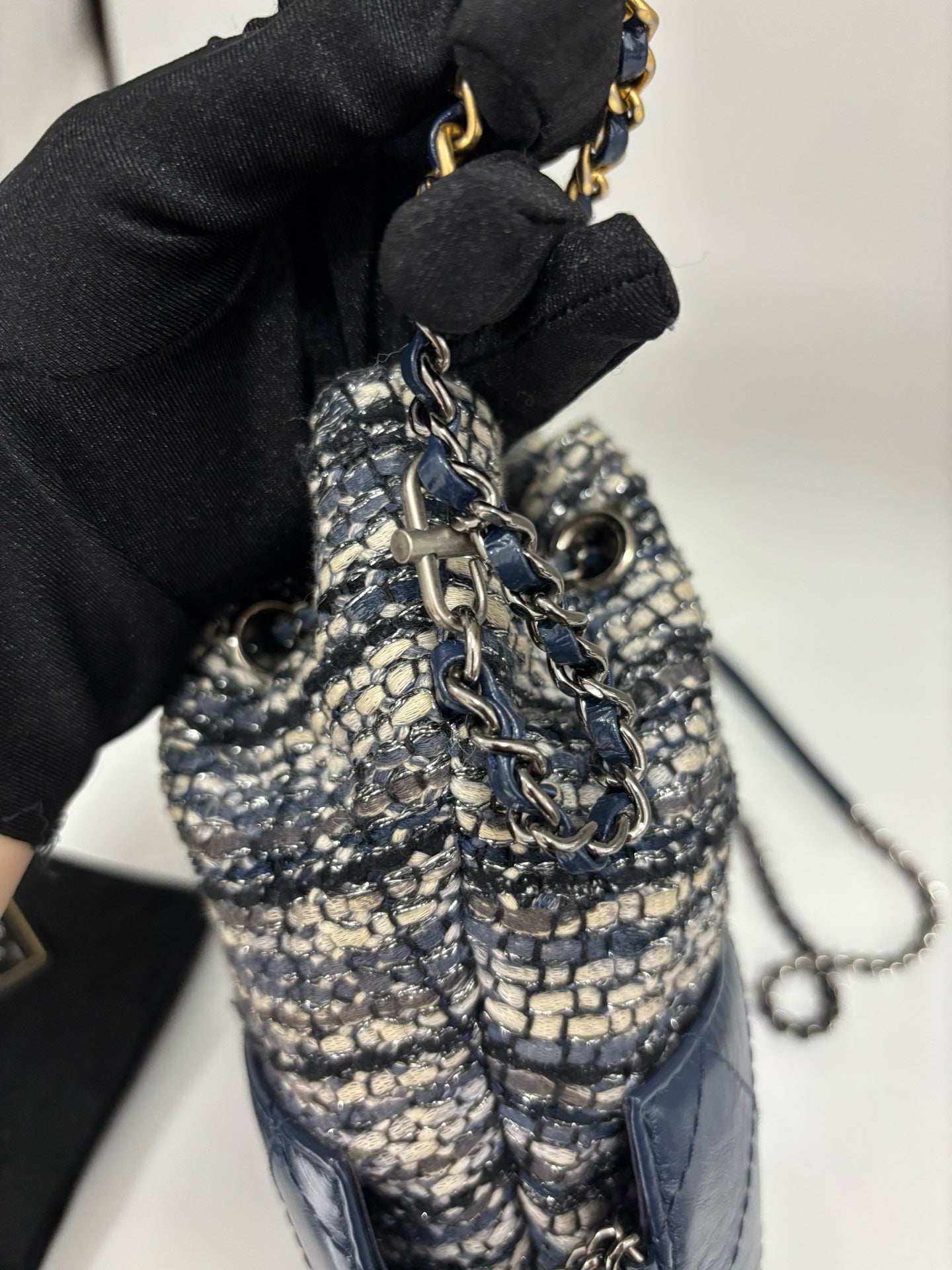 Chanel - Other - Tweed - Blue - (small)
