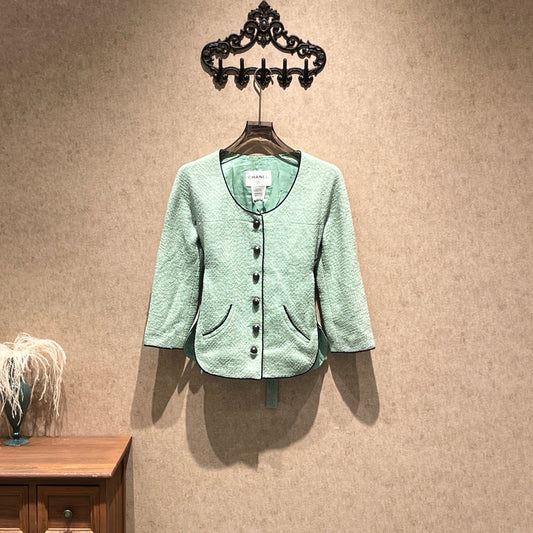 Chanel - Other - Tweed - Green - (40)