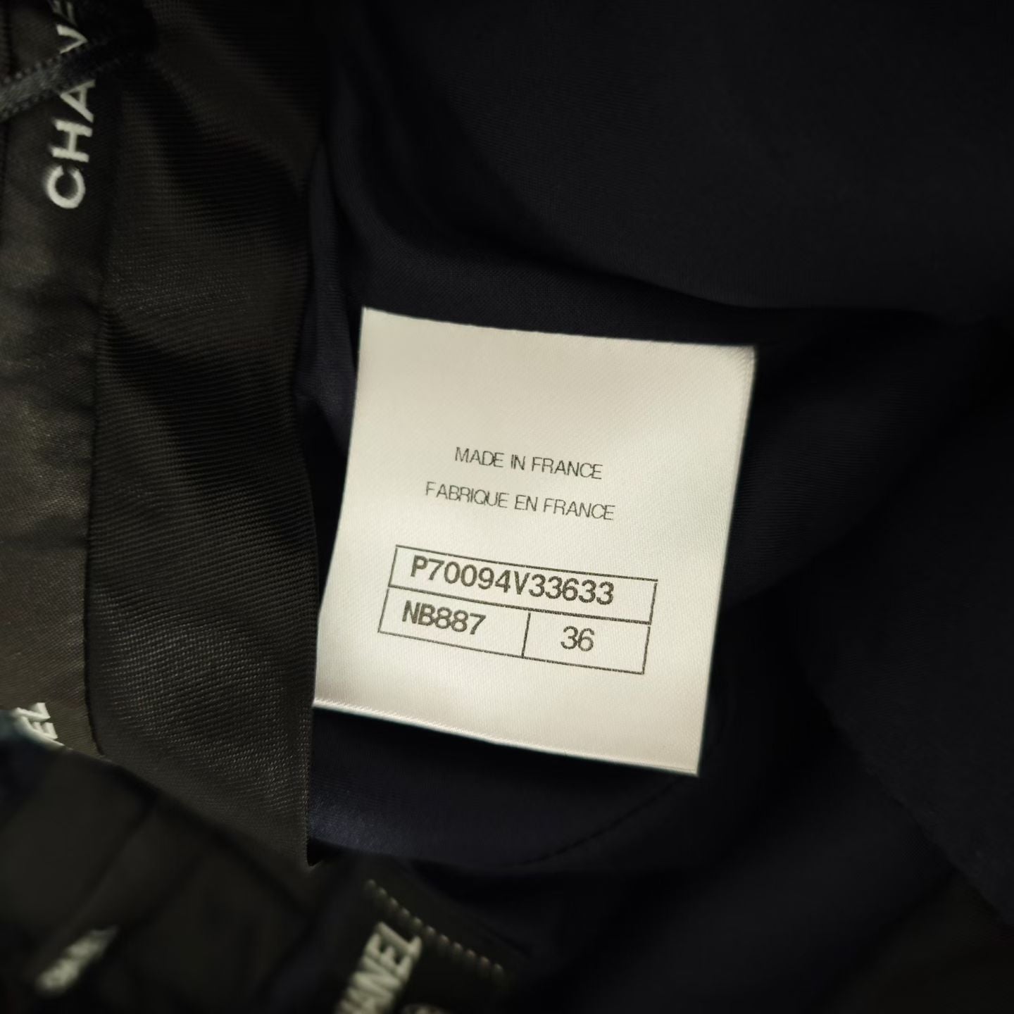Chanel - Other - Tweed - Navy - (36)