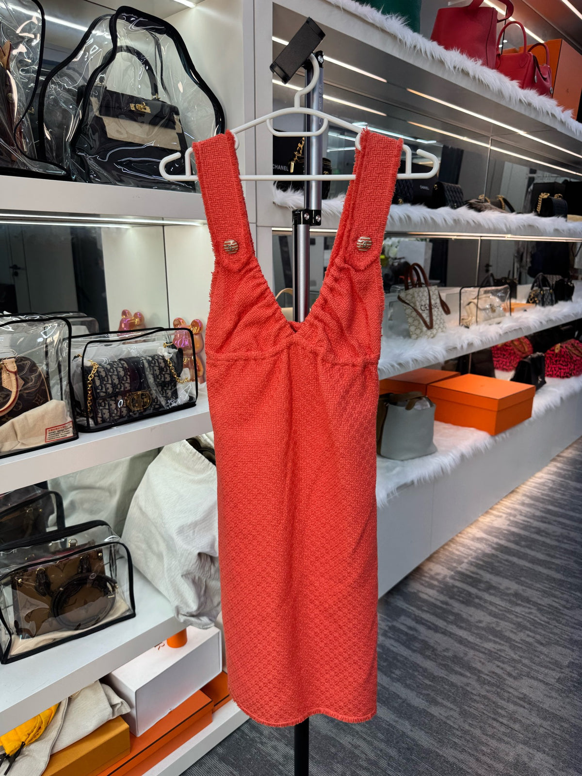 Chanel - Other - Tweed - Orange - (36)