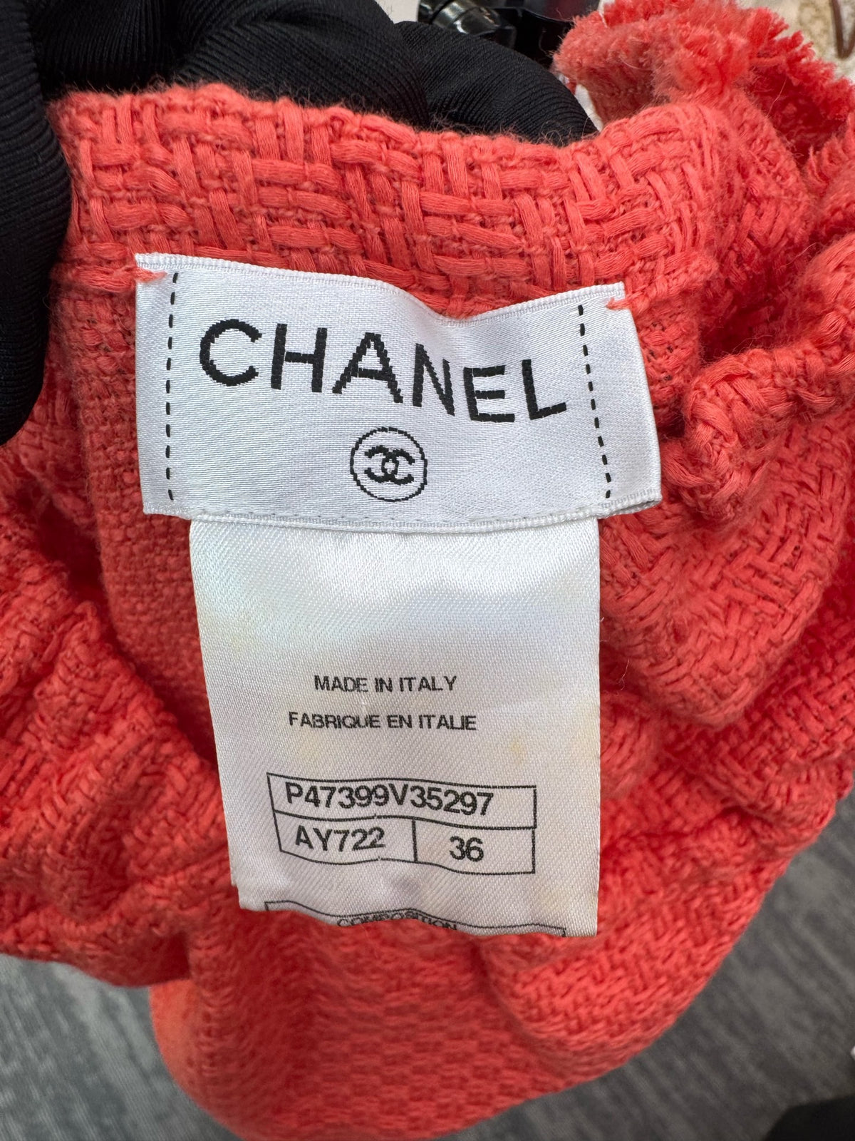 Chanel - Other - Tweed - Orange - (36)