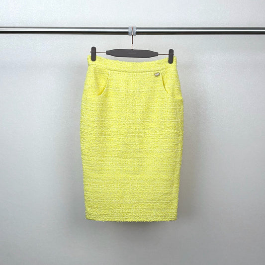 Chanel - Other - Tweed - Yellow - (36)