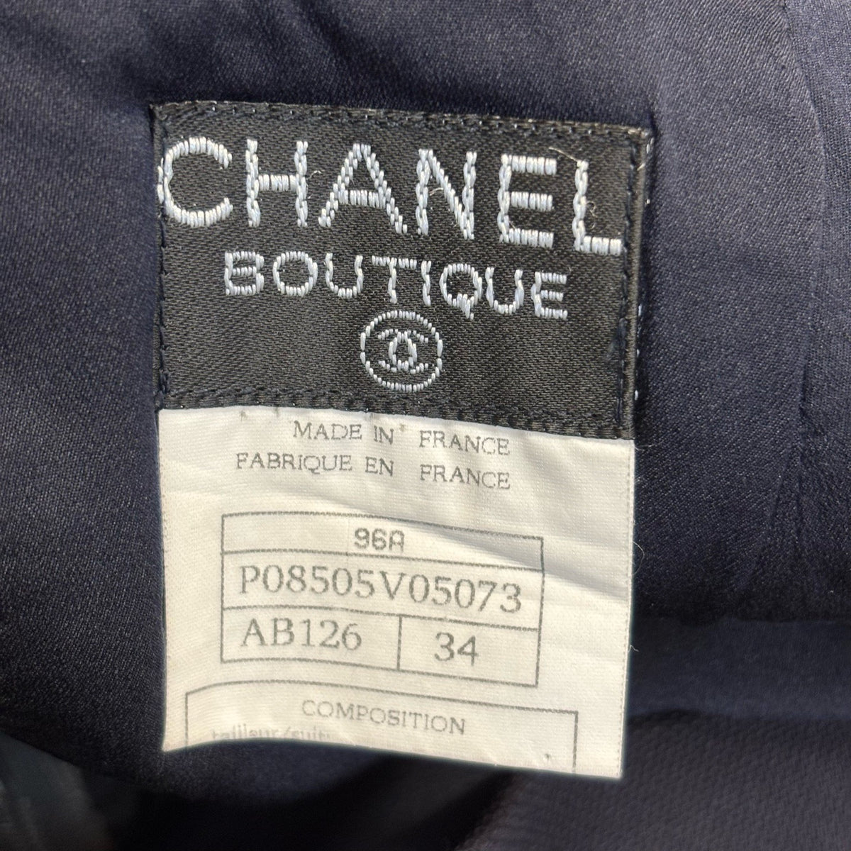 Chanel - Other - Wool - Navy - (34)