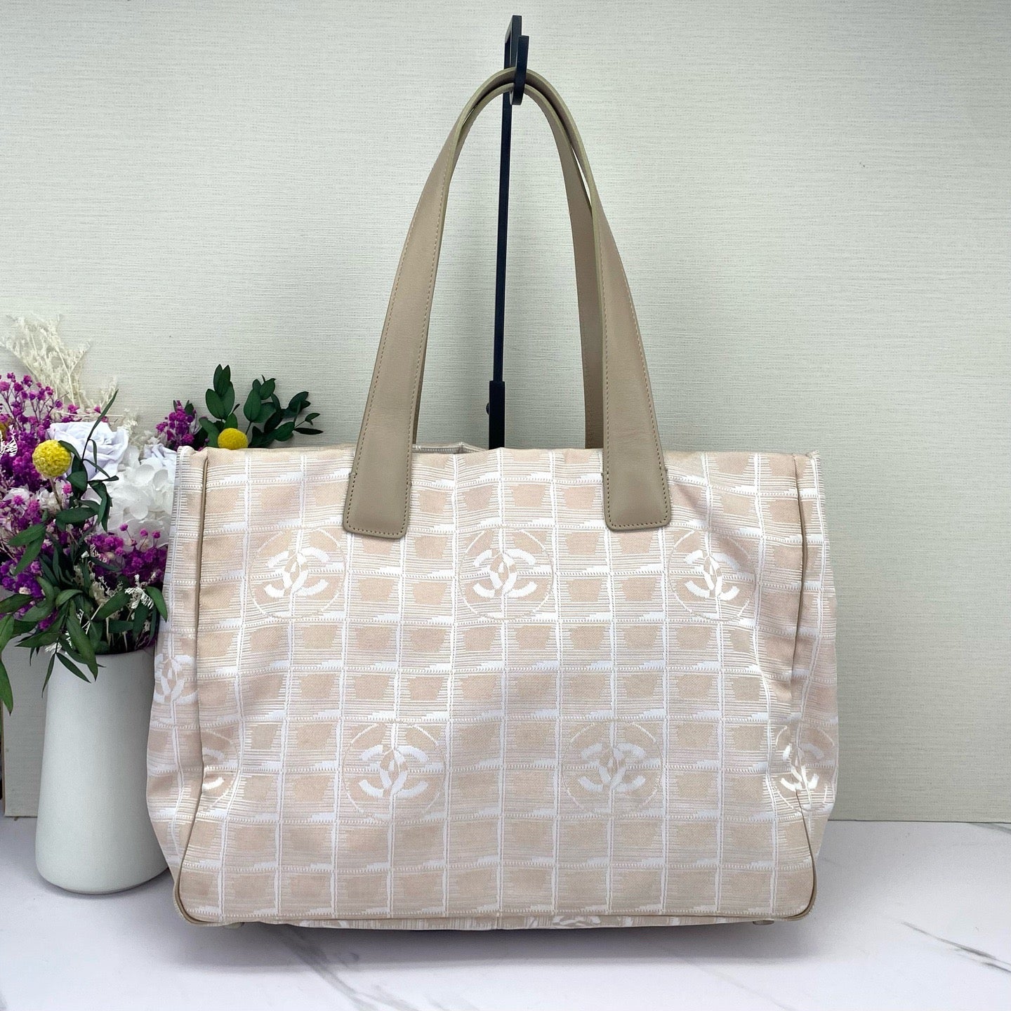 Chanel - Paris Biarritz Tote - Nylon - Champagne - (large)