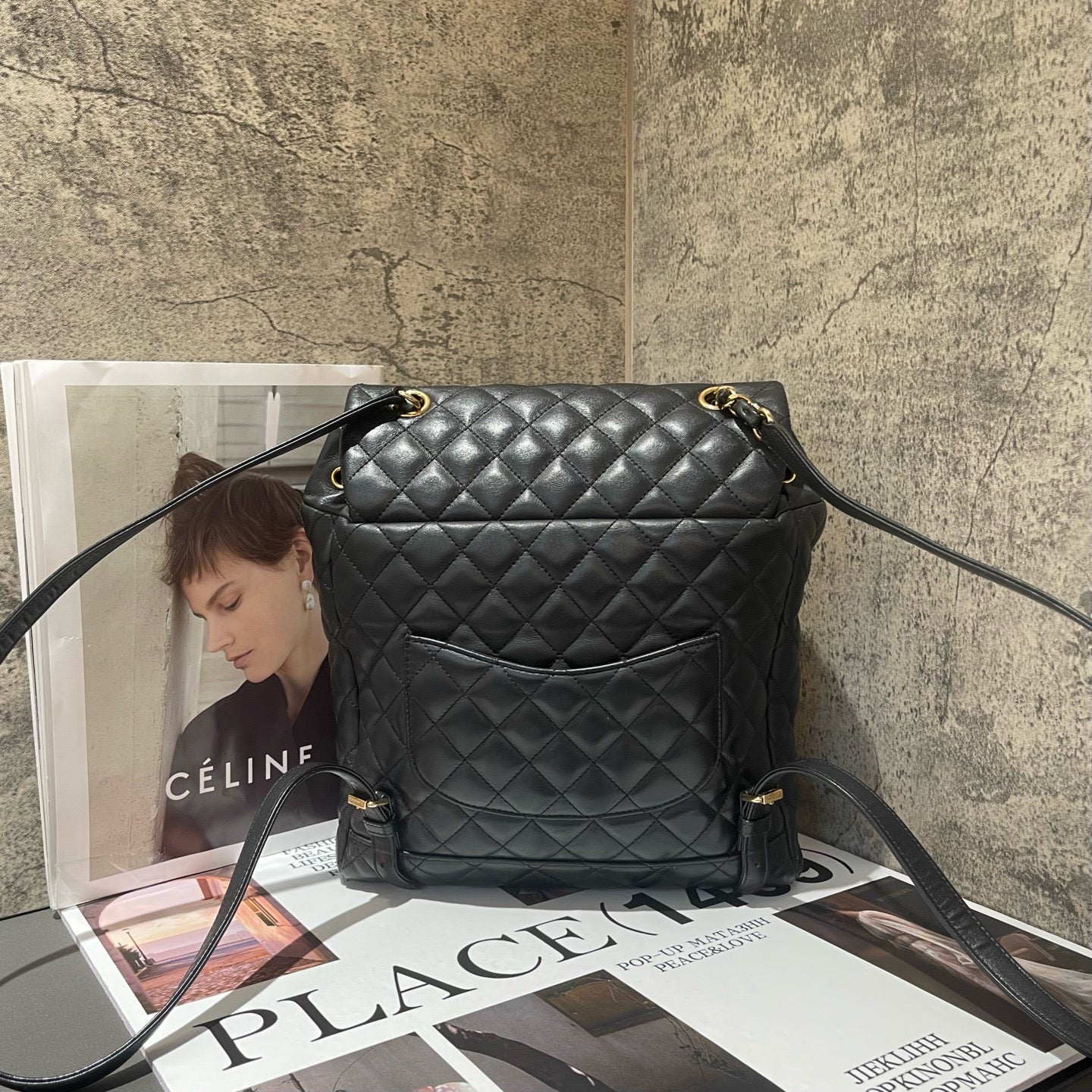 Chanel - Paris-Salzburg Backpack - Leather - Black - (Medium)