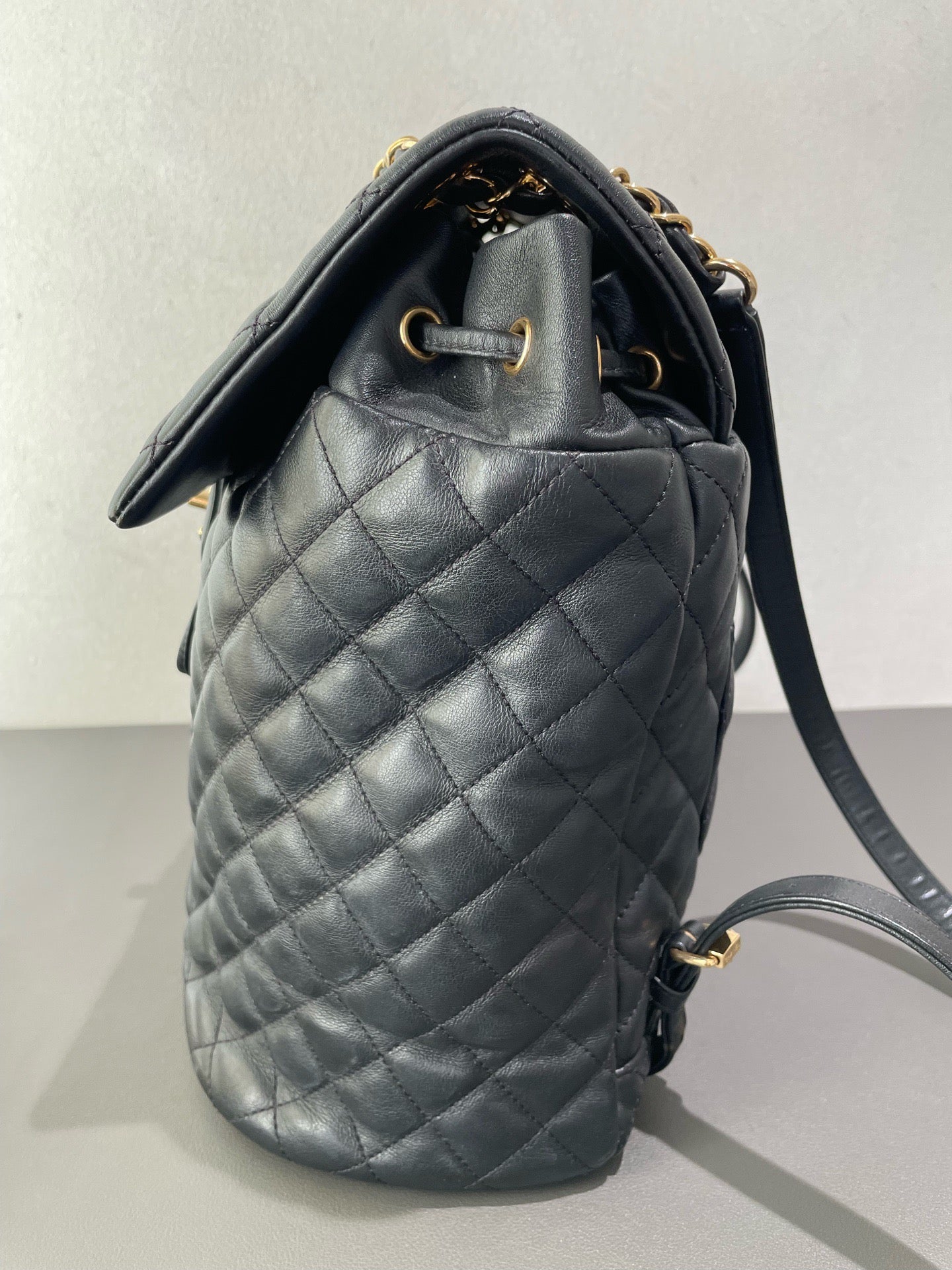 Chanel - Paris-Salzburg Backpack - Leather - Black - (Medium)