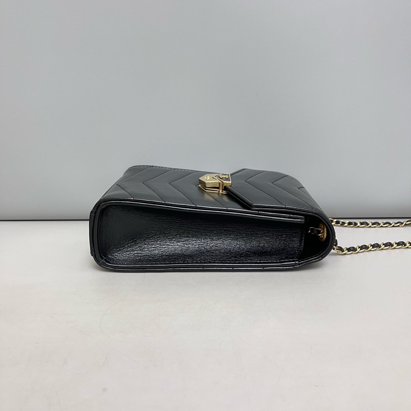 Chanel - Phone holder bag - Leather - Black - (mini)