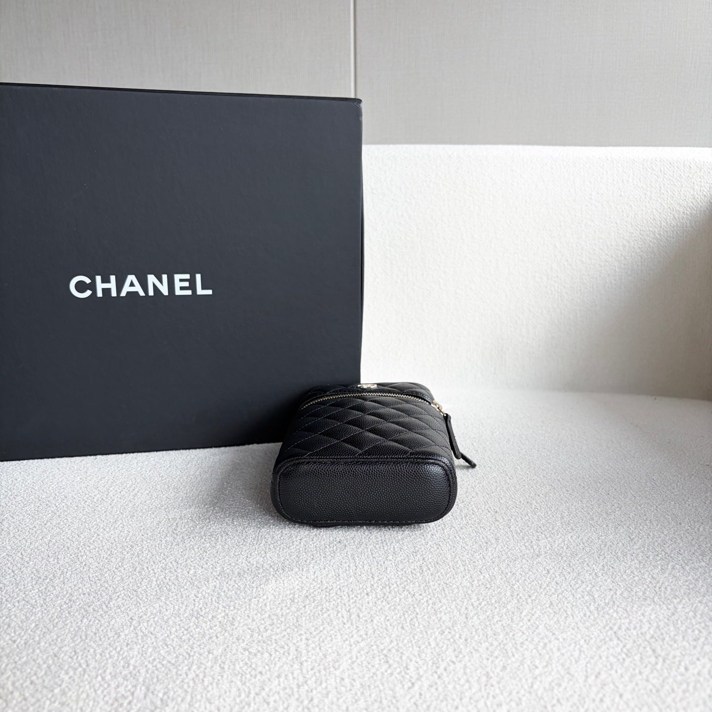 Chanel - Phone Holder Bag - Leather - Black - (mini)