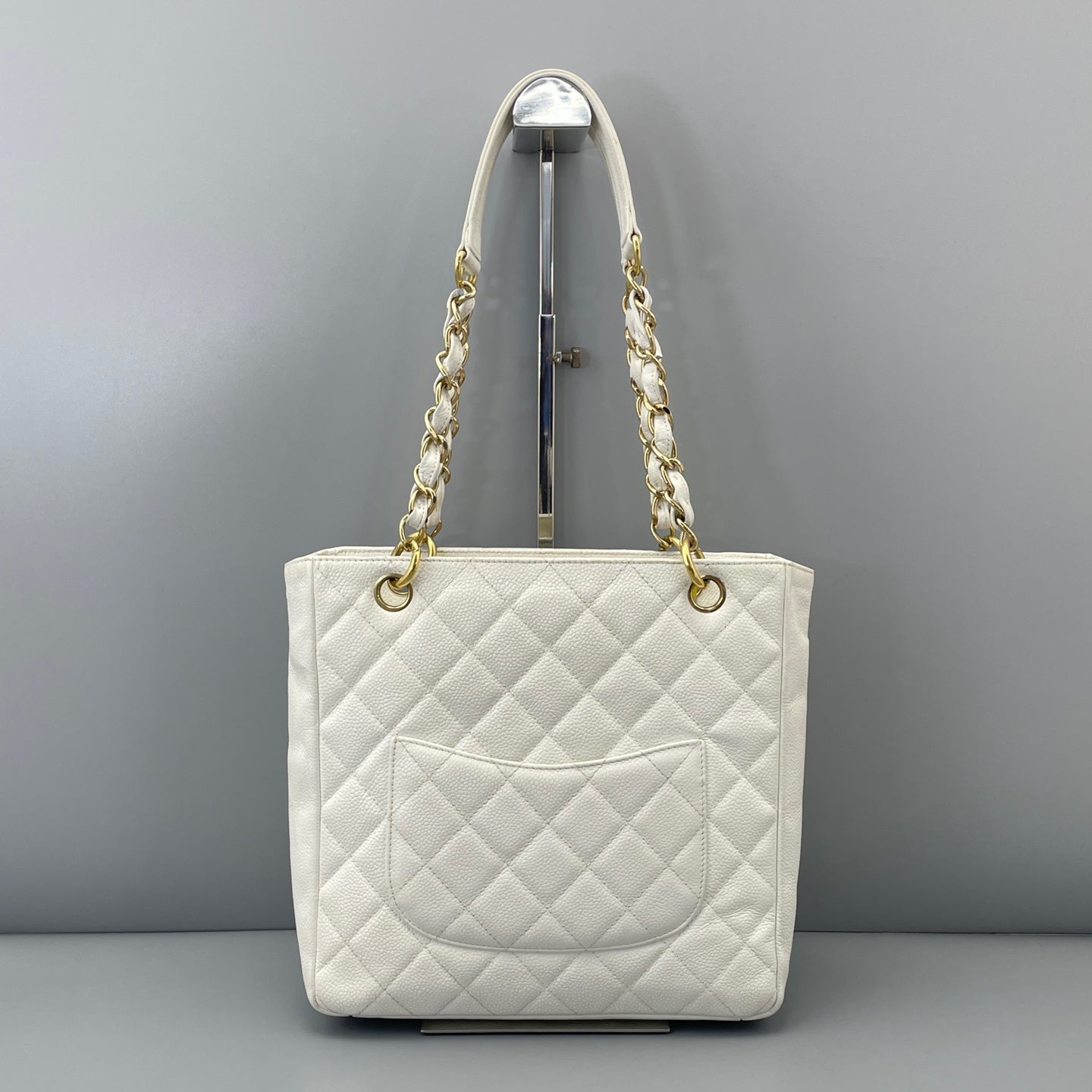 Chanel - PST - Leather - White
