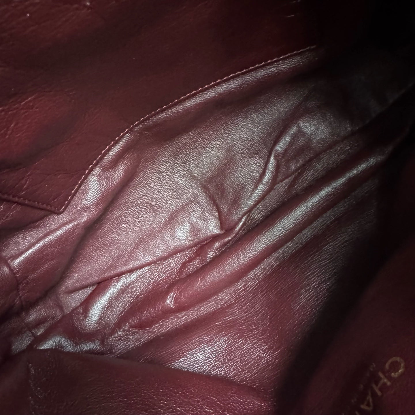 Chanel - Puffy Cloud Bag - Cloth - Red - (Medium)