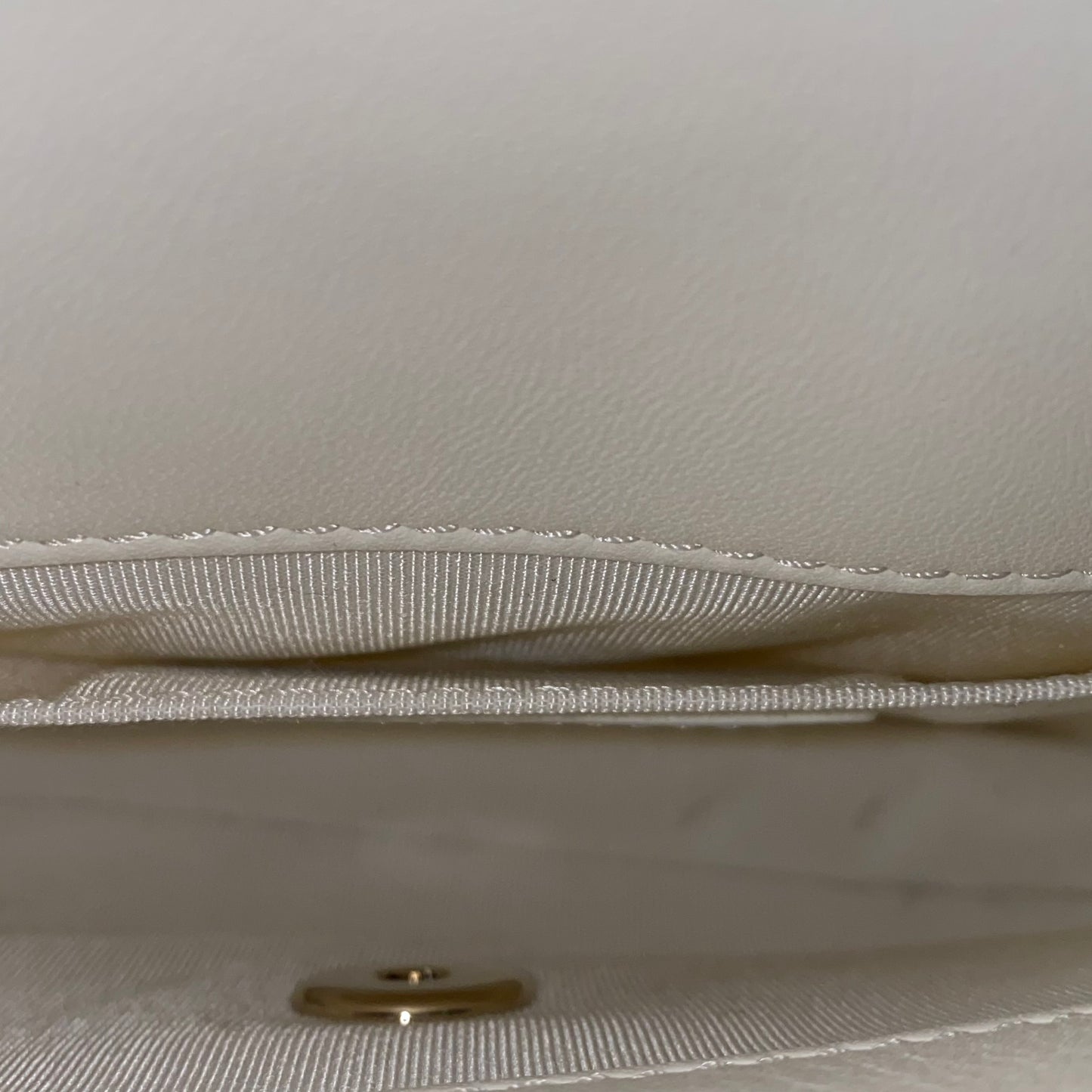 Chanel - Quilted Mother-Child Set - Lambskin leather - Black and White with Gold-Tone Hardware - (Small)