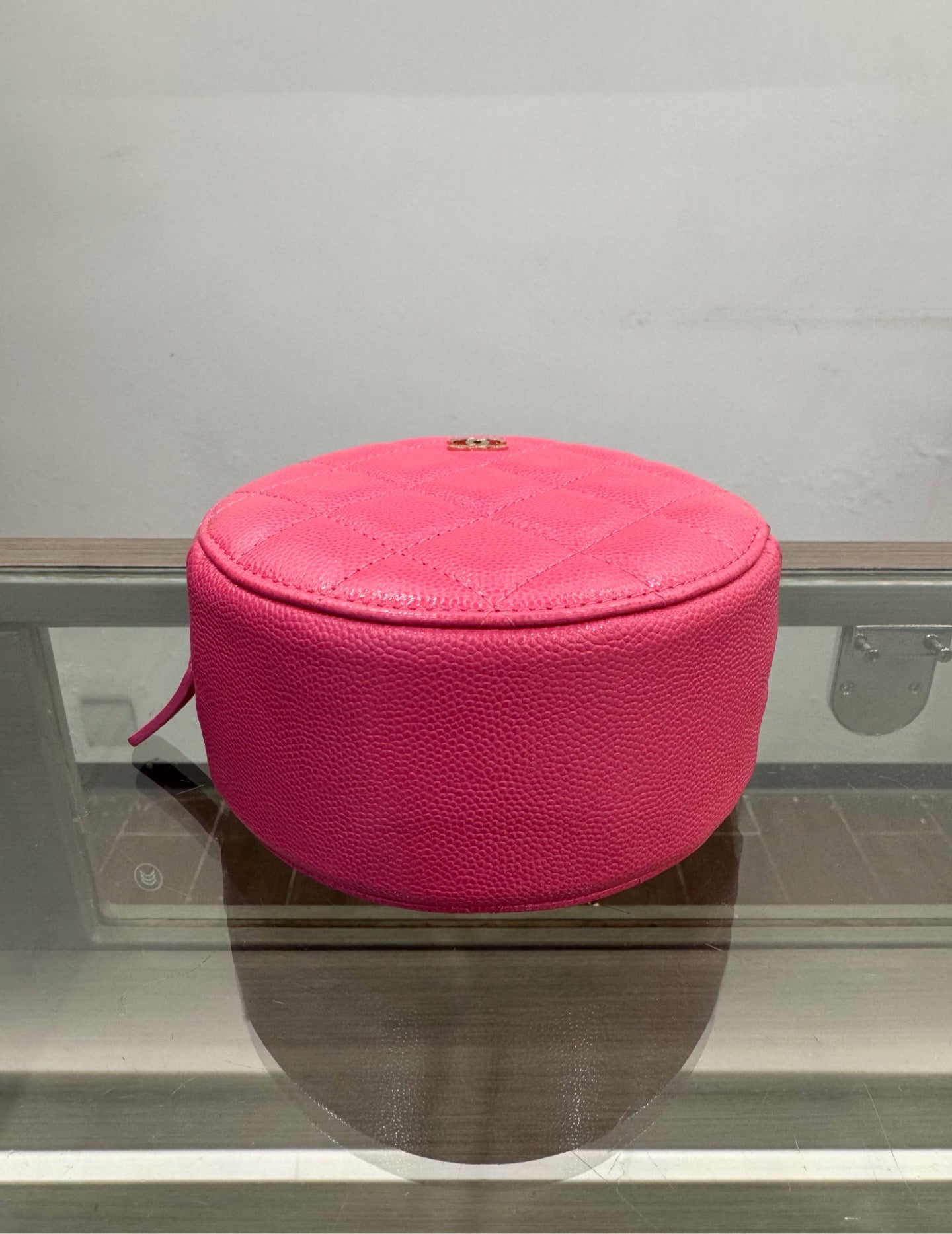 Chanel - Round Mini - Caviar leather - Pink - (mini)