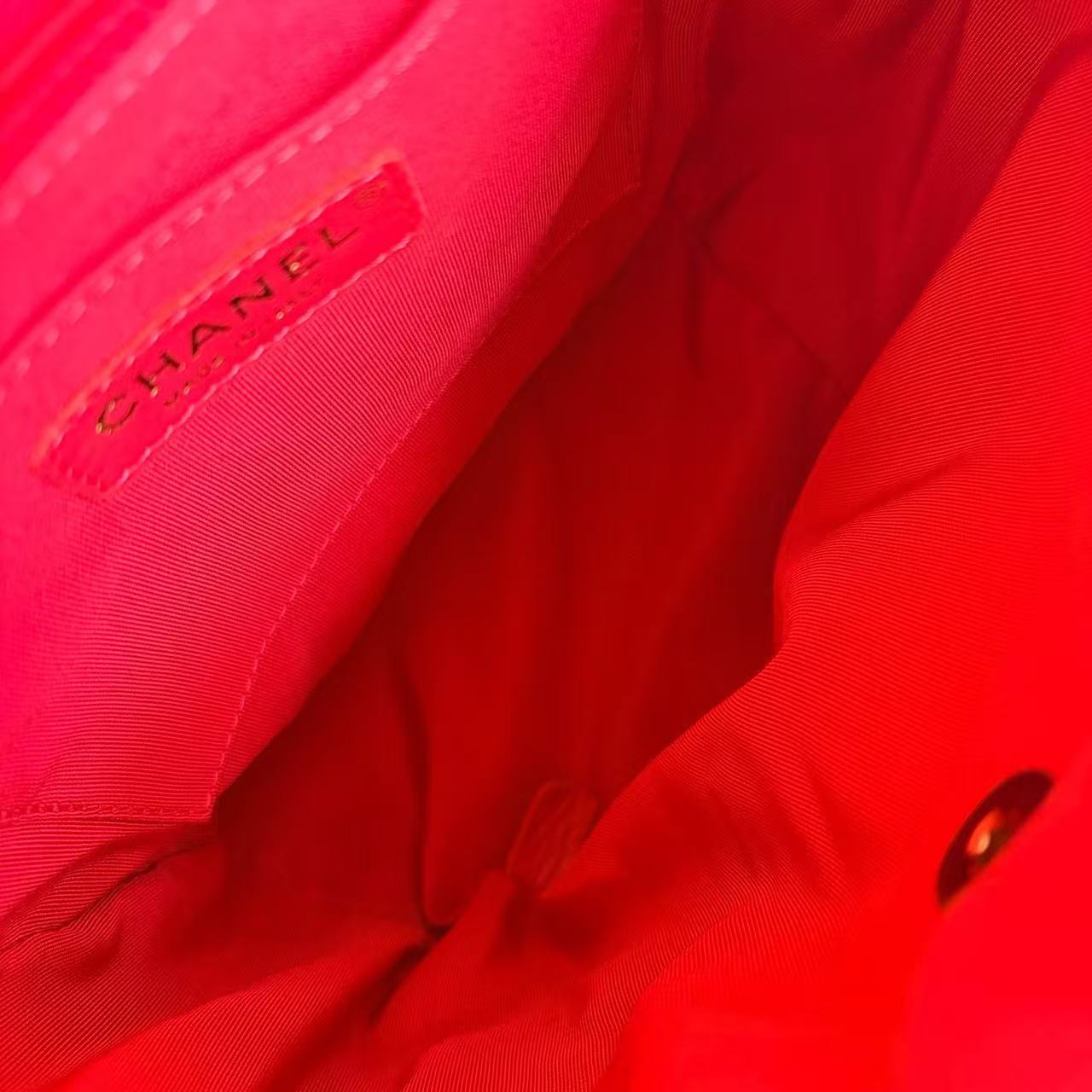 Chanel - Salzburg Backpack - Lambskin leather - Red - (medium)