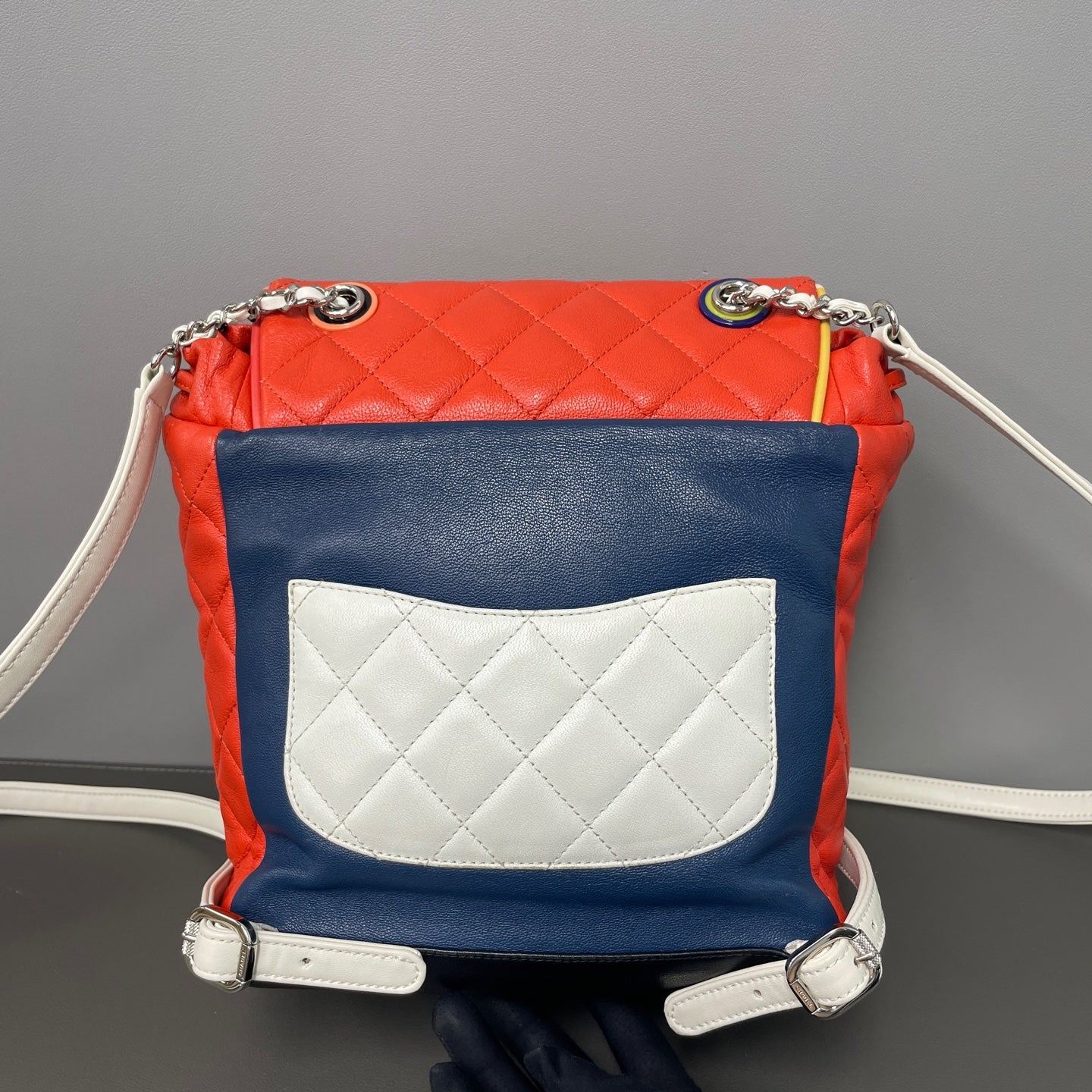 Chanel - Salzburg Backpack - Leather - Multicolour - (small)
