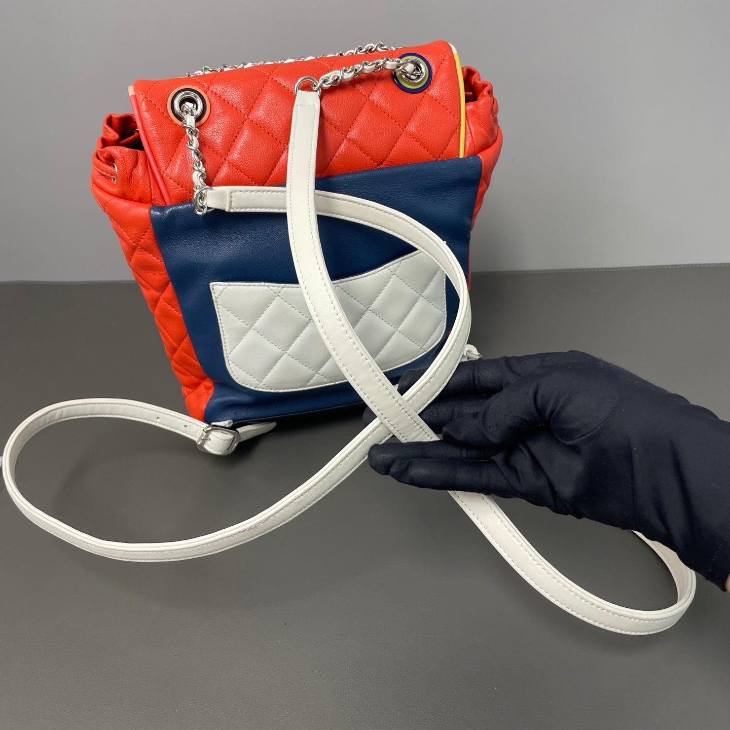 Chanel - Salzburg Backpack - Leather - Multicolour - (small)
