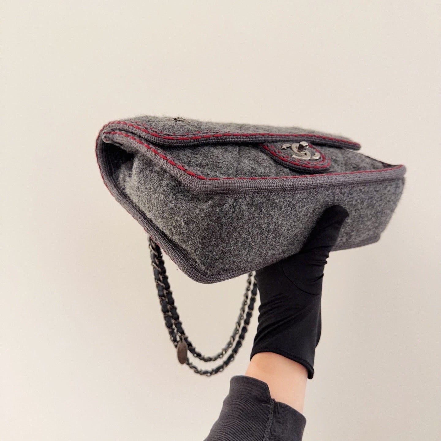 Chanel - Salzburg CF - Cloth - Grey - (medium)